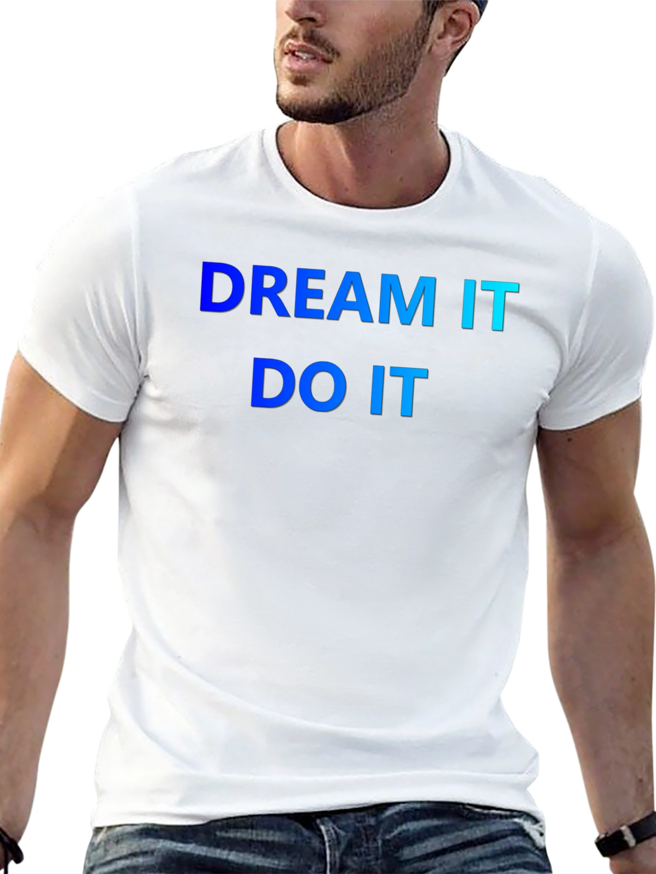 Black Dream It Do It T-Shirt - Motivation view 13