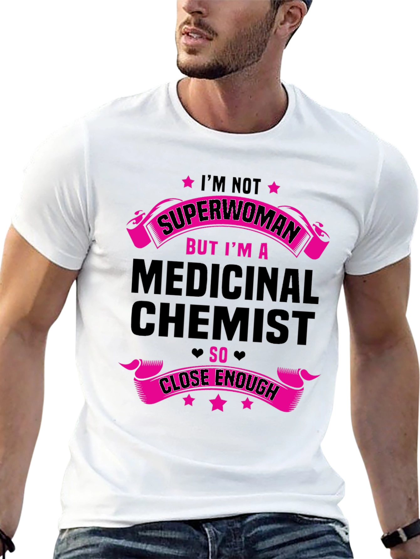 Black Medicinal Chemist Novelty T-Shirt view 13