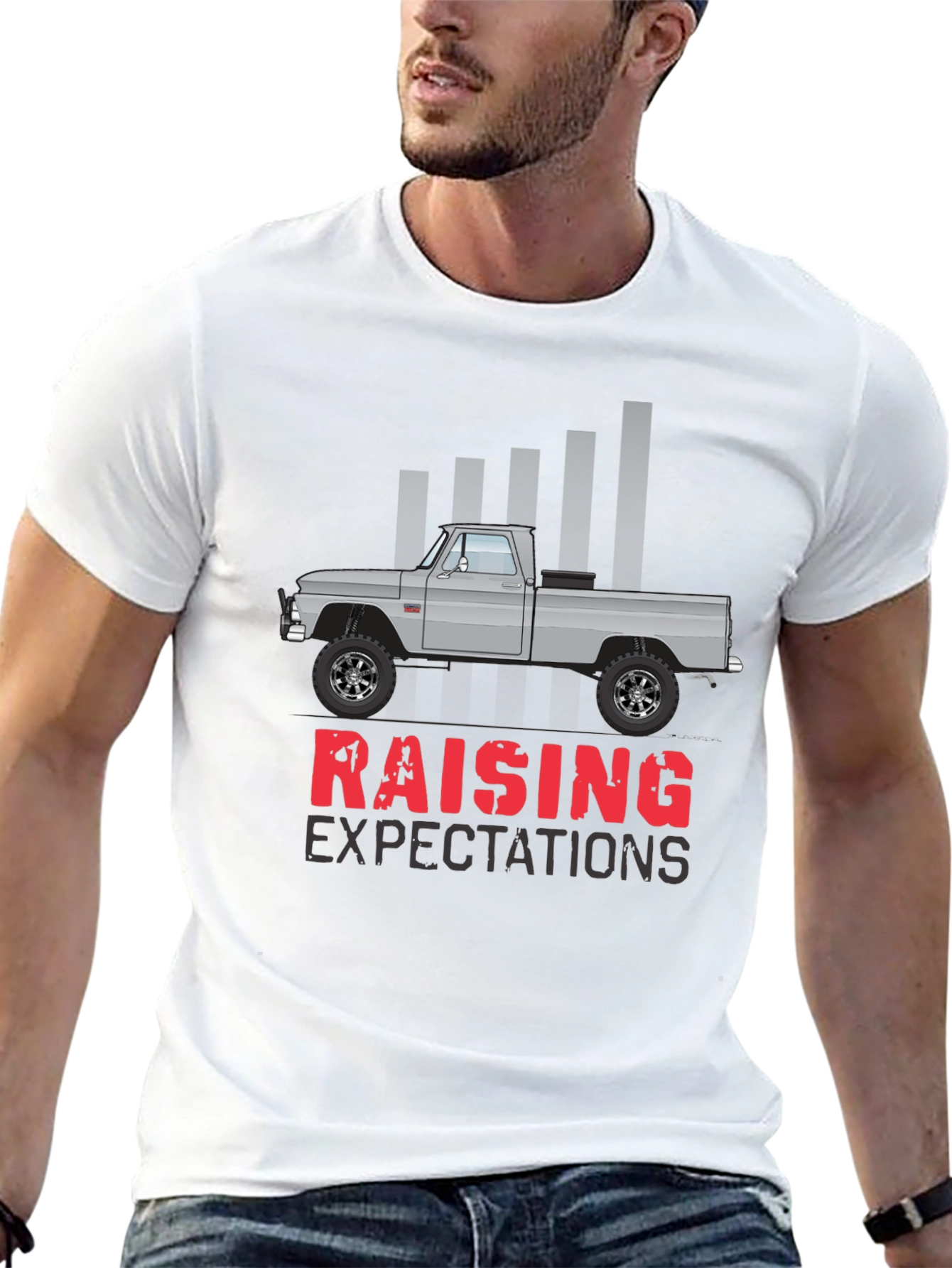 Black Raising Expectations Truck T-Shirt view 13
