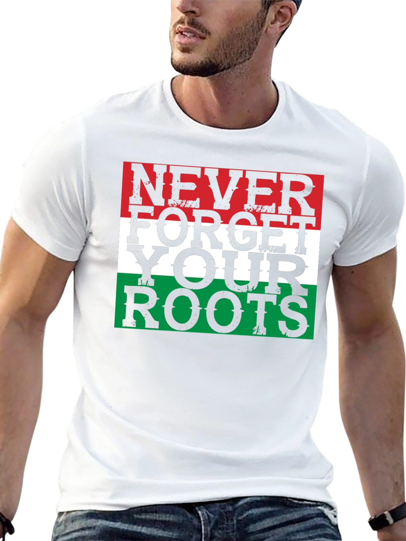 Black Never Forget Your Roots T-Shirt - Patriotic Design view 13
