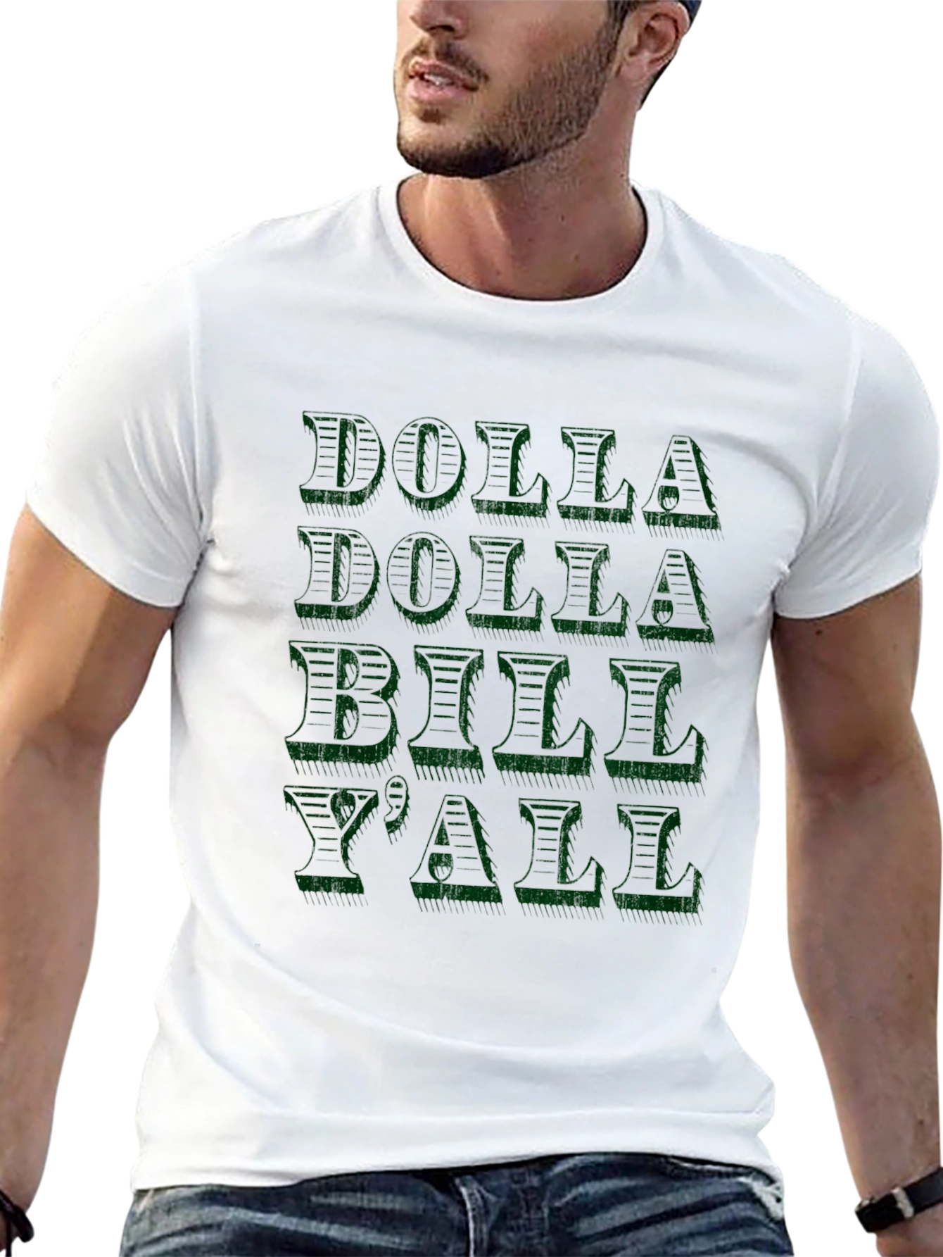 Black Dolla Dolla Bill Y'all Graphic Tee - Black view 13