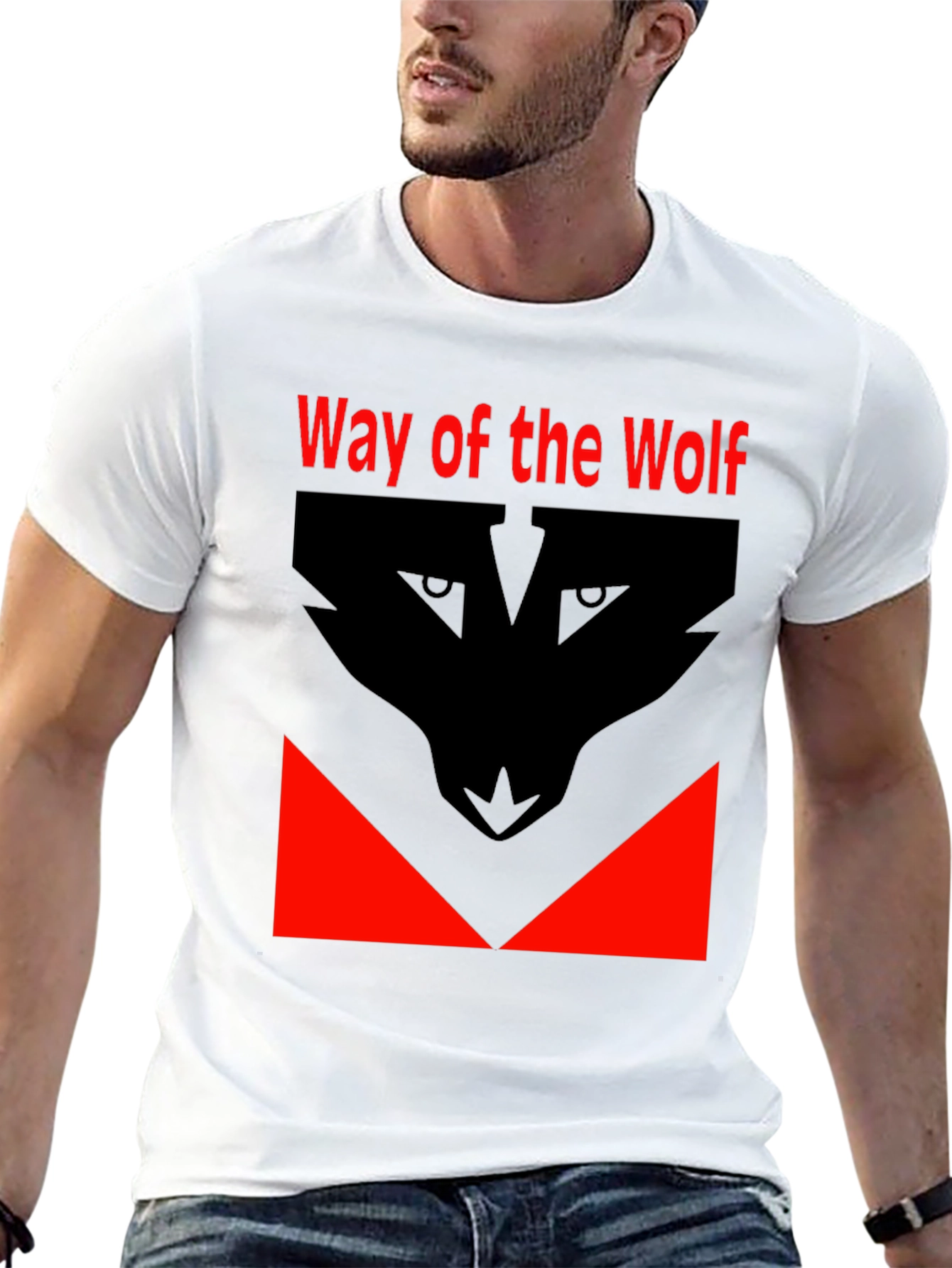 Black Way of the Wolf Graphic Tee - Black T-Shirt view 13