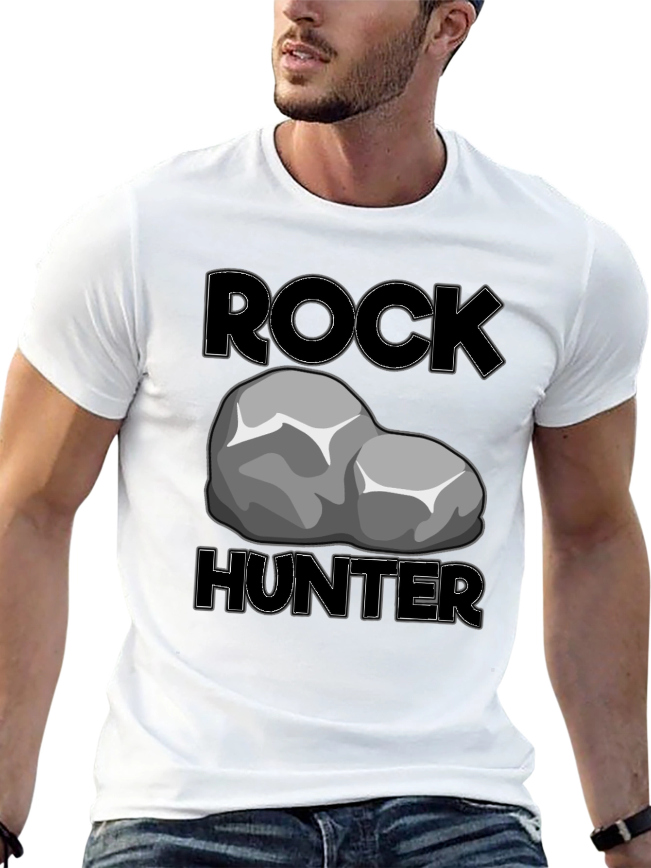 Black Rock Hunter T-Shirt - Geology Enthusiast Tee view 13