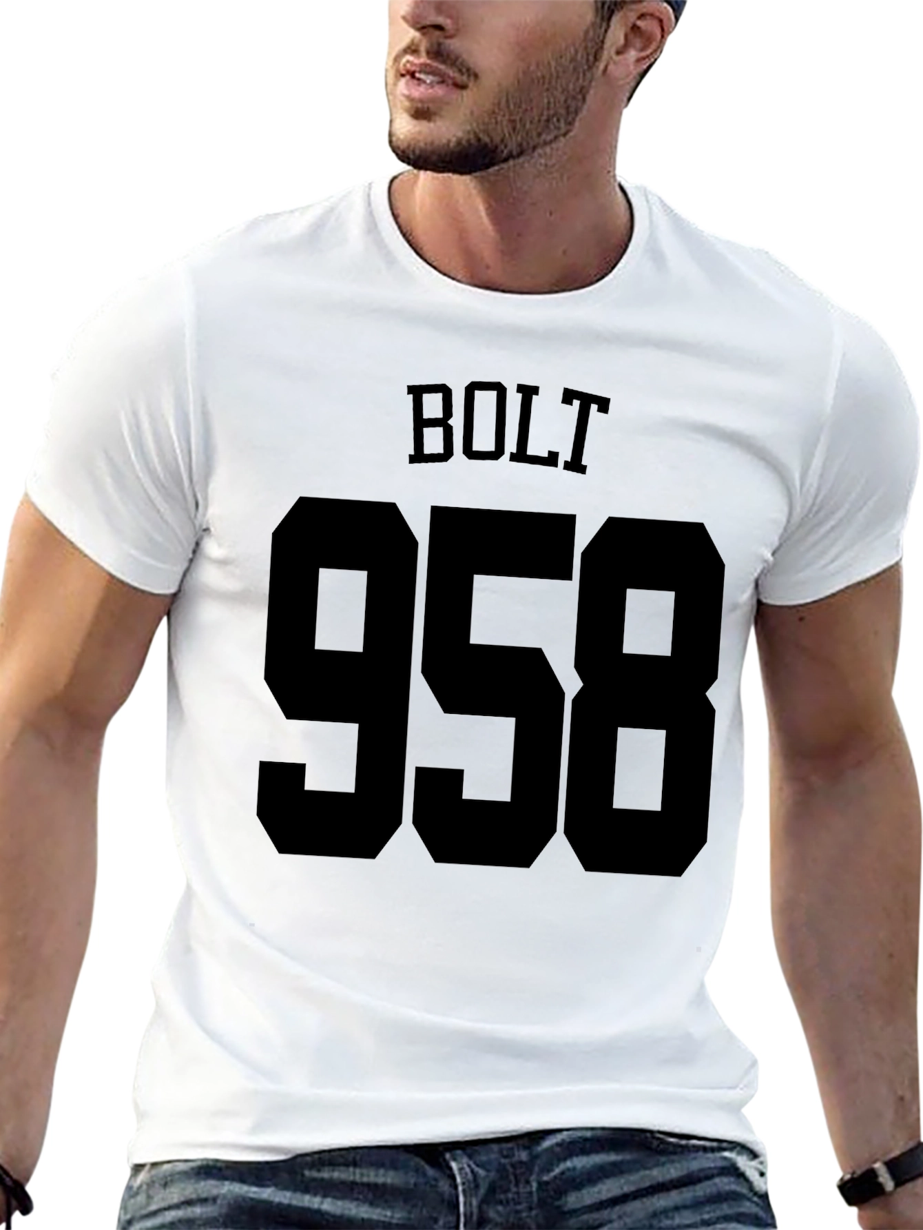 Bolt 9.58 Black Graphic Tee - Mens - 13