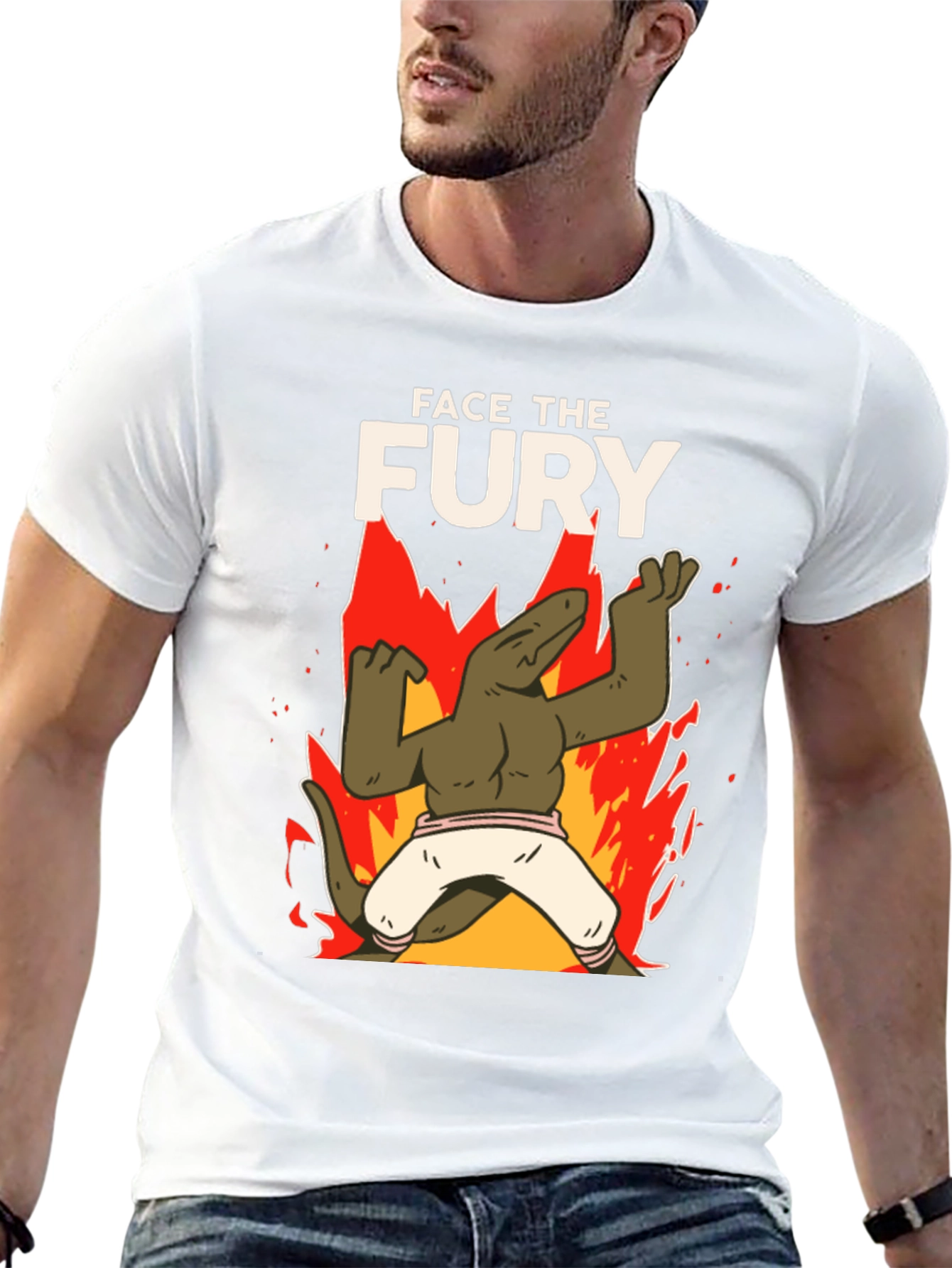 Black Face the Fury T-Shirt view 13