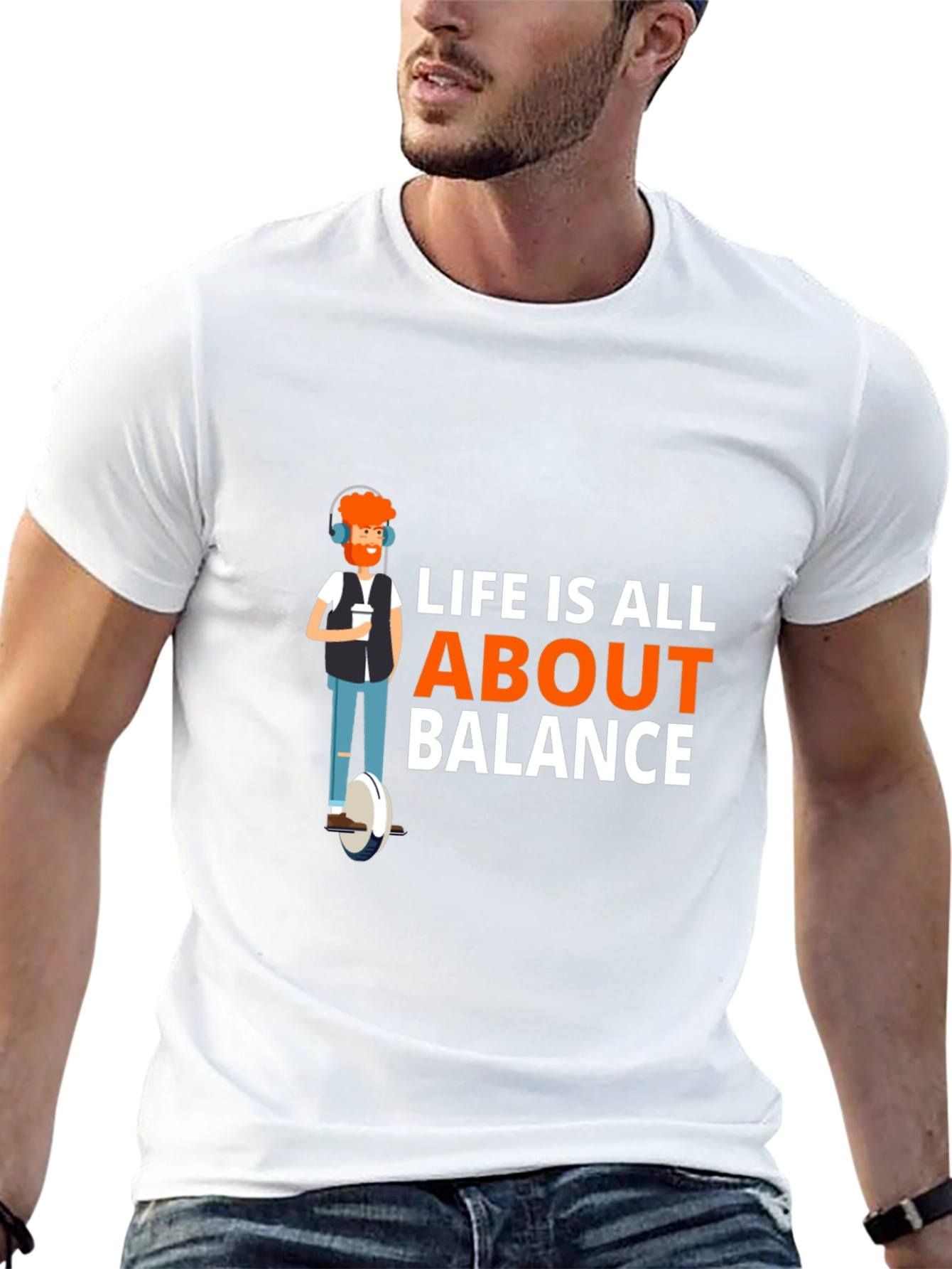 Black Life is All About Balance Graphic T-Shirt view 13
