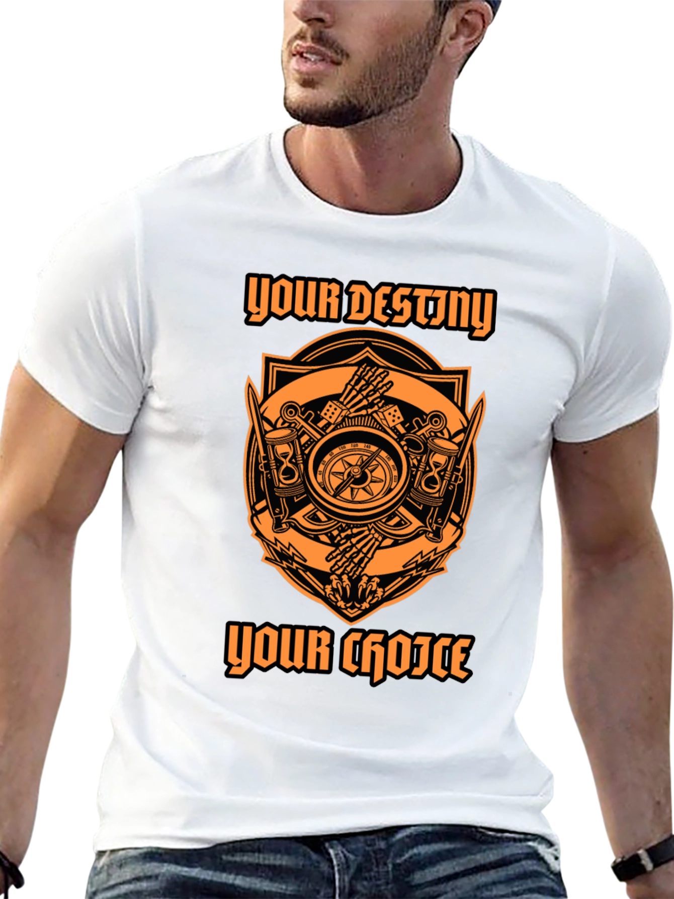 Black Destiny Choice Graphic Tee - Black view 13