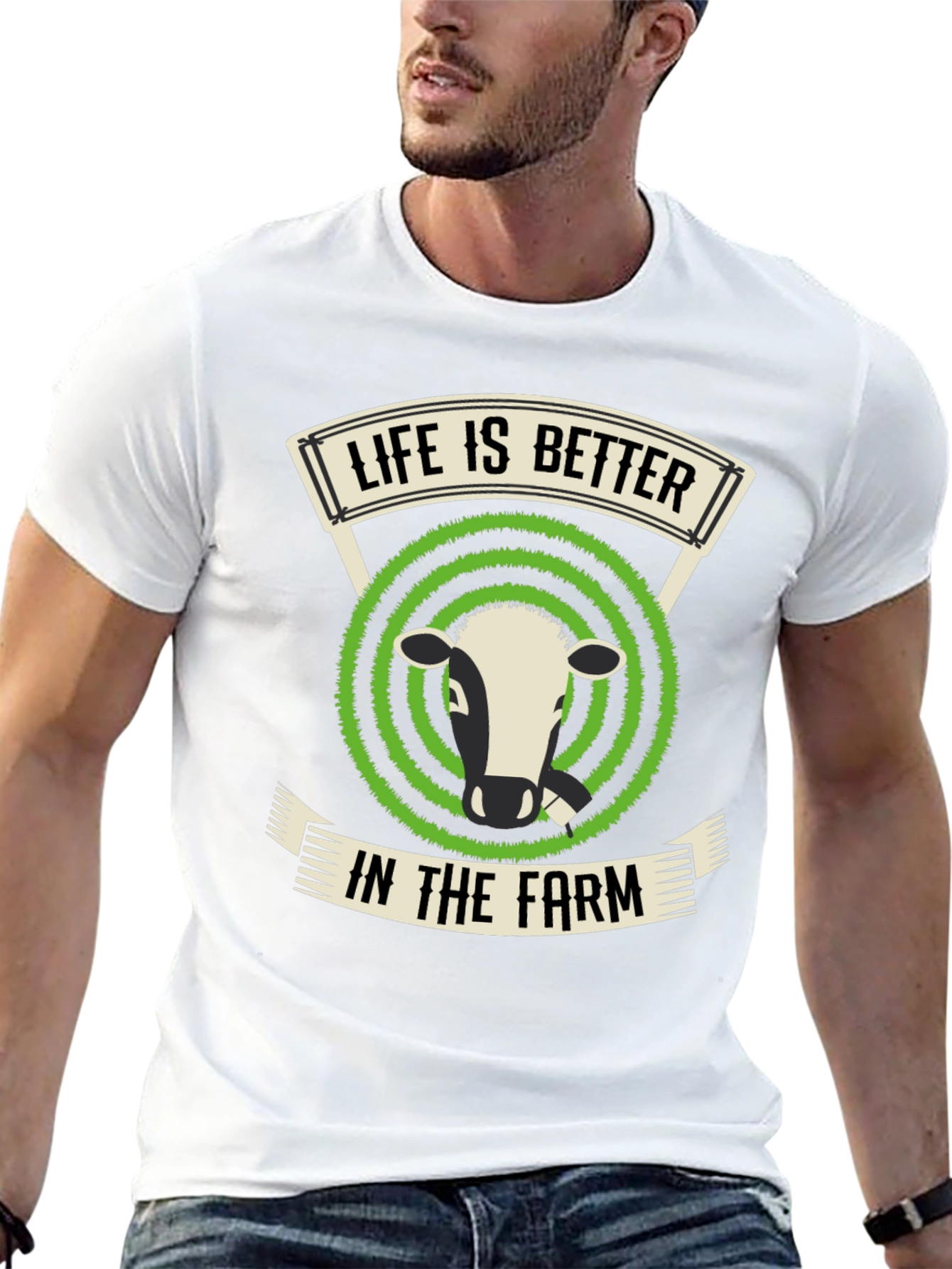 Black Life is Better in The Farm T-Shirt view 13