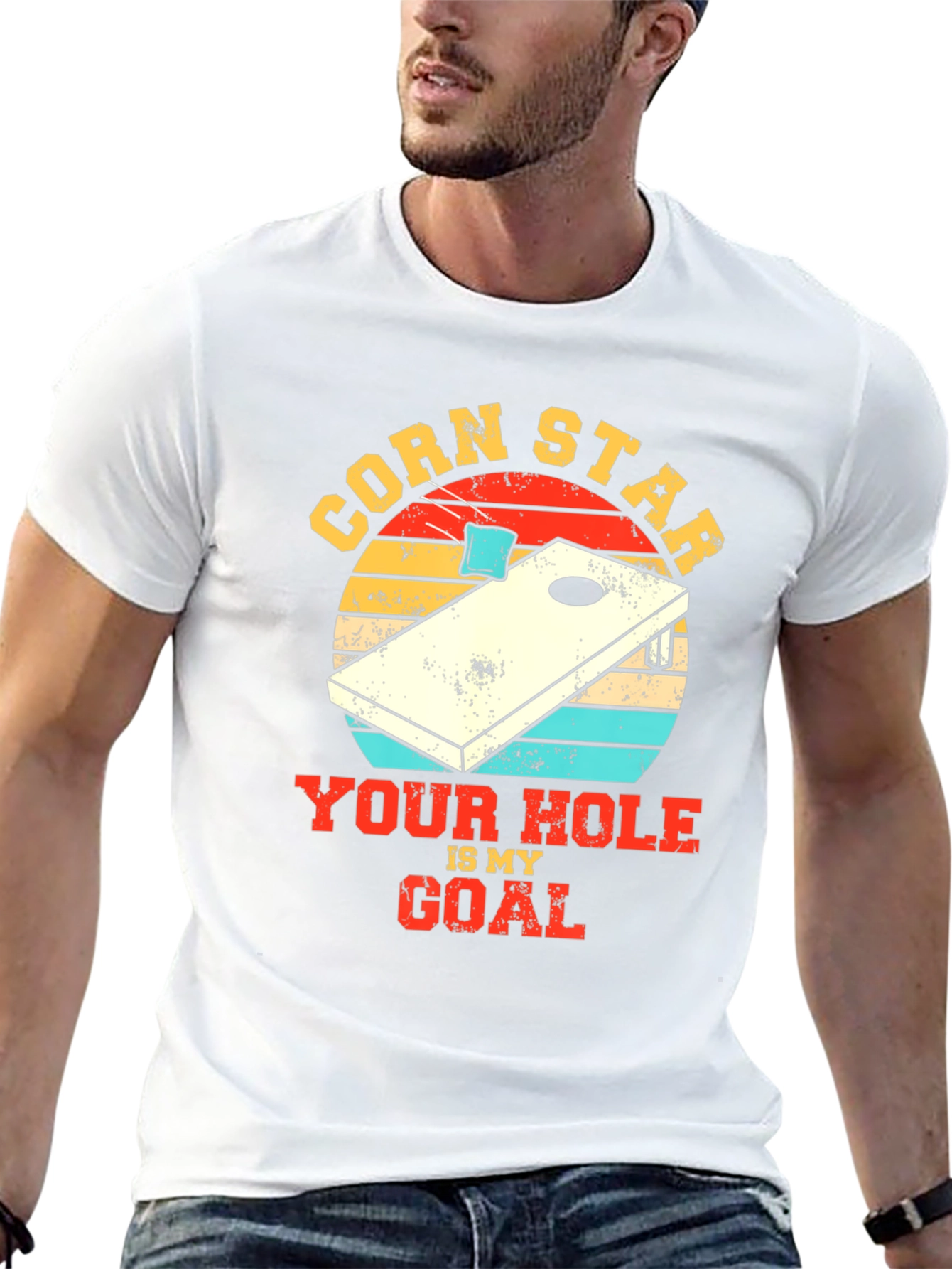 Black Corn Star T-Shirt - Your Hole Is My Goal view 13