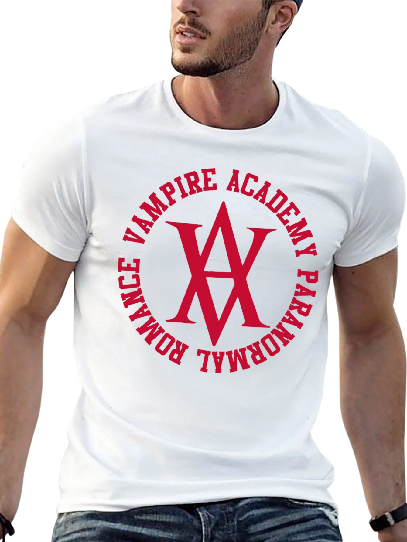 Black Vampire Academy Graphic T-Shirt - Romance Paranormal view 13