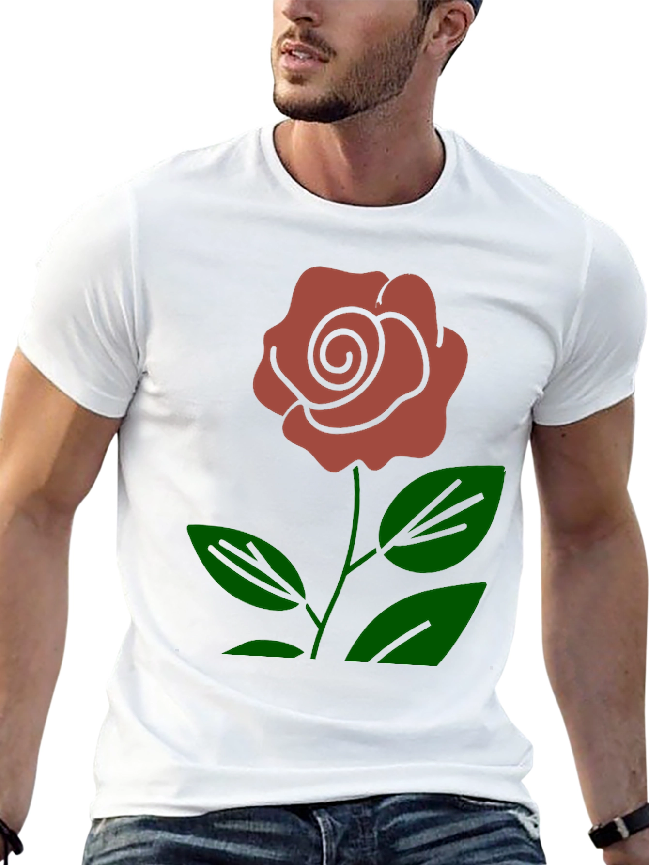 Black Rose Graphic Print T-Shirt view 13