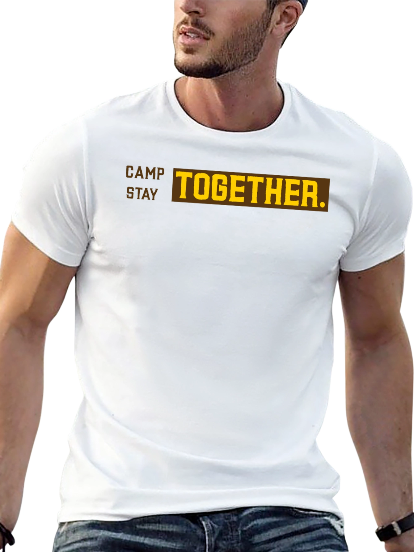 Black Camp Stay Together T-Shirt view 13