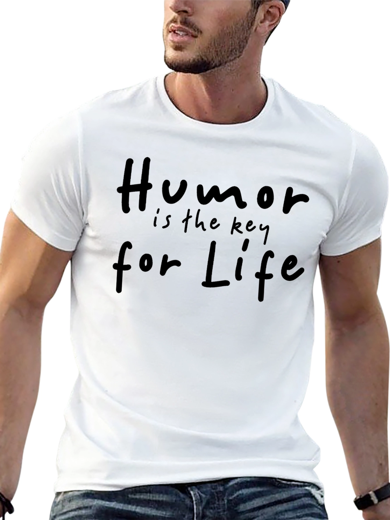 Black Humor is the Key for Life - Graphic Tee view 13