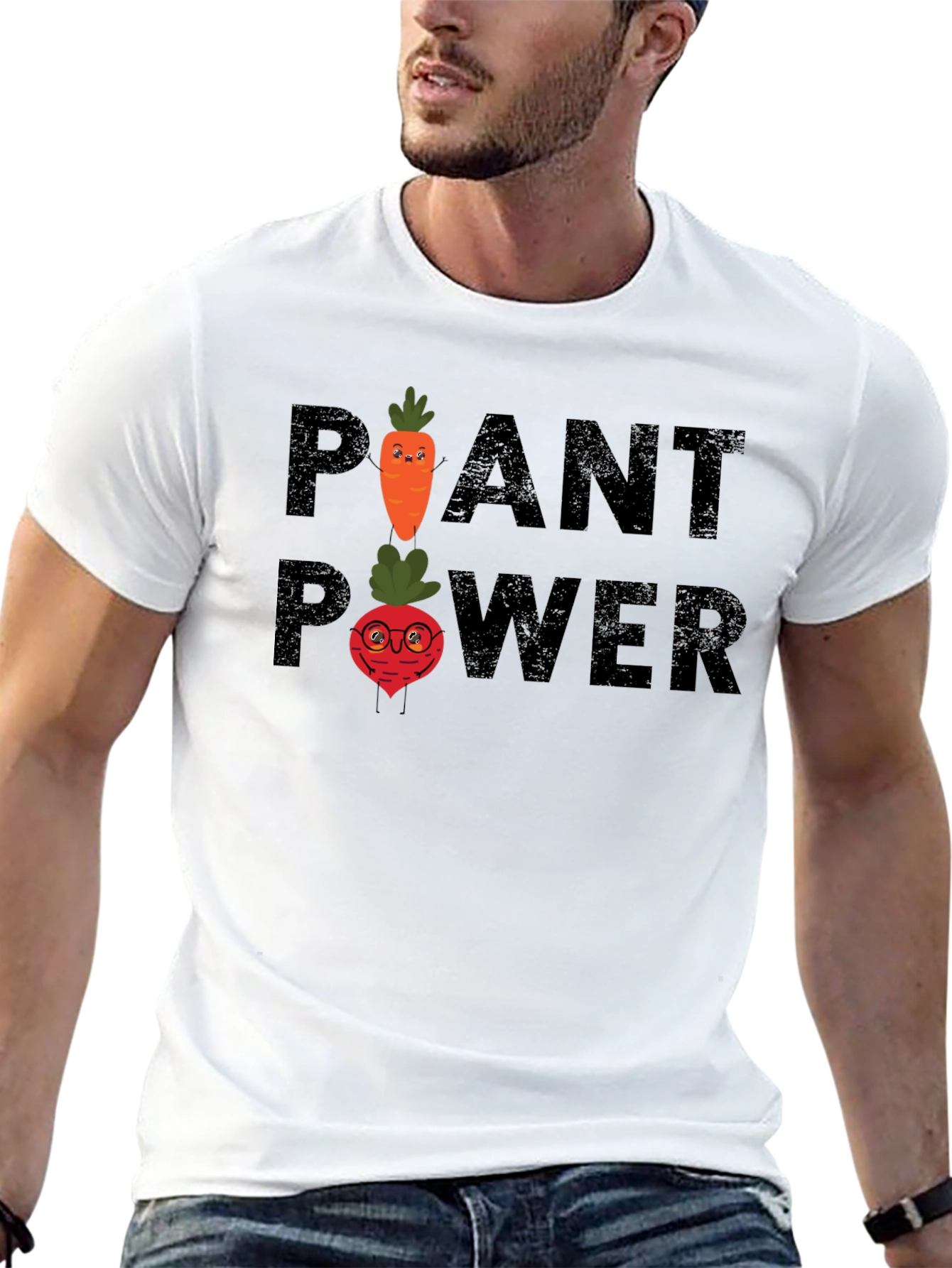 Plant Power T-Shirt - Vegan Graphic Tee - 13