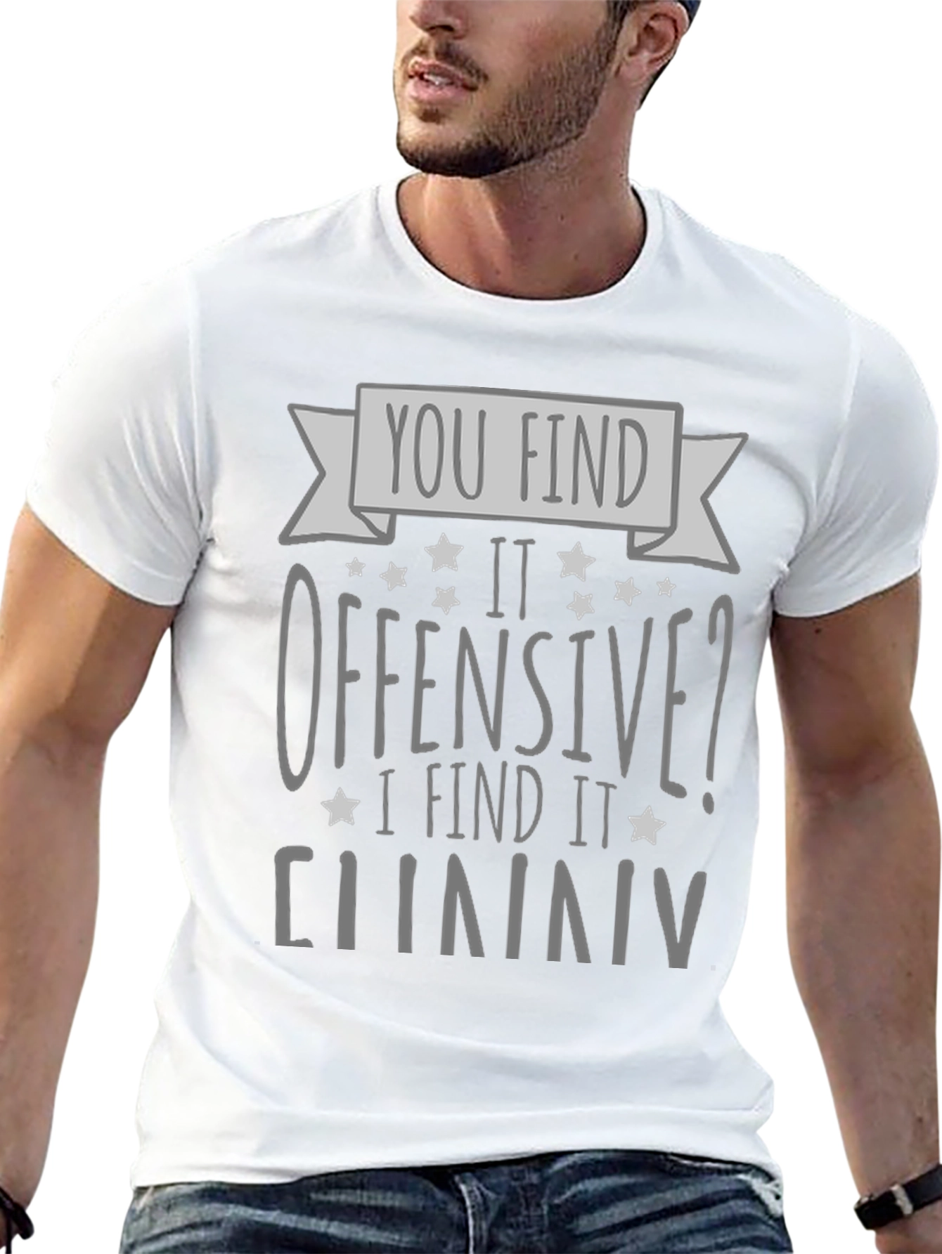 Offensive? I Find It Funny Graphic Tee - 13