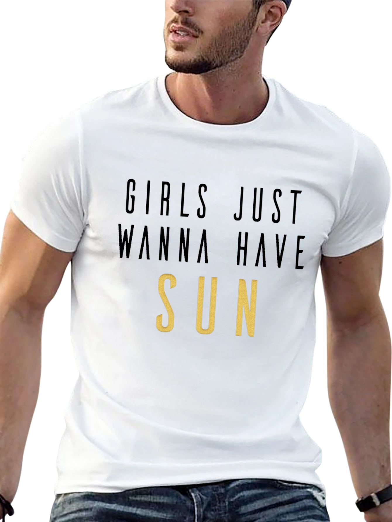 Black Girls Just Wanna Have Sun T-Shirt view 13