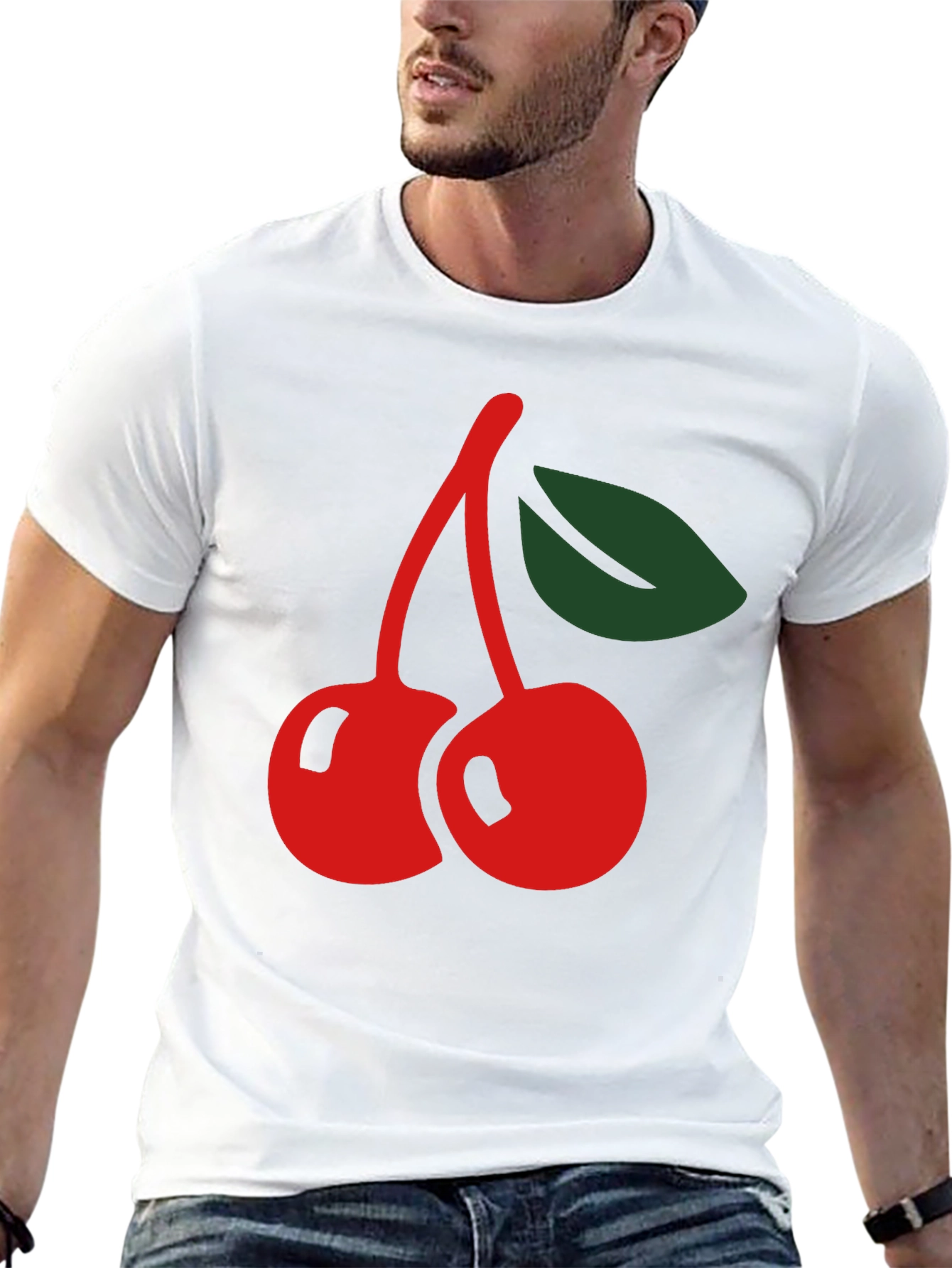 Black Cherry Graphic Black T-Shirt view 13