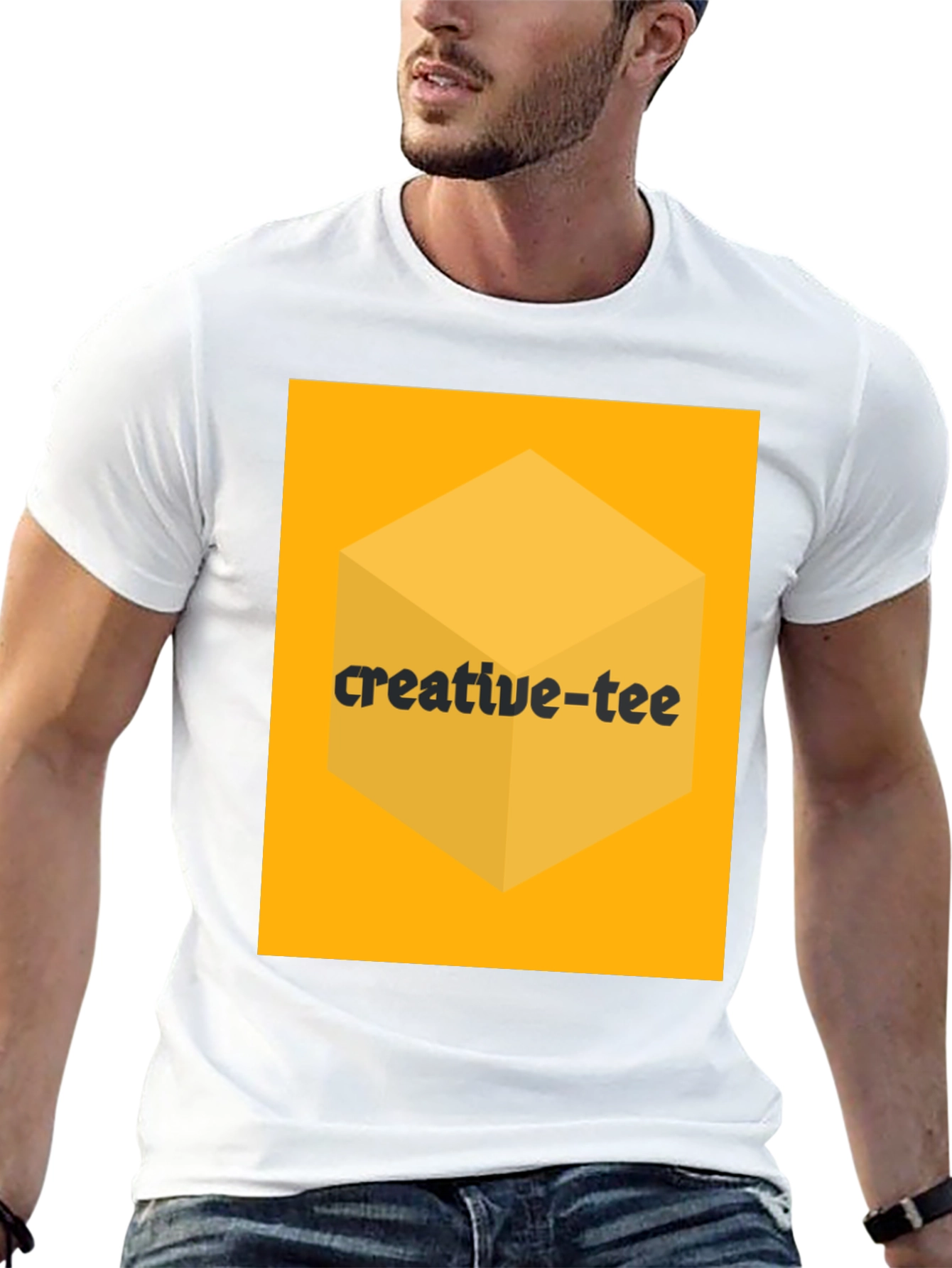 Black Creative-Tee Black Graphic T-Shirt view 13