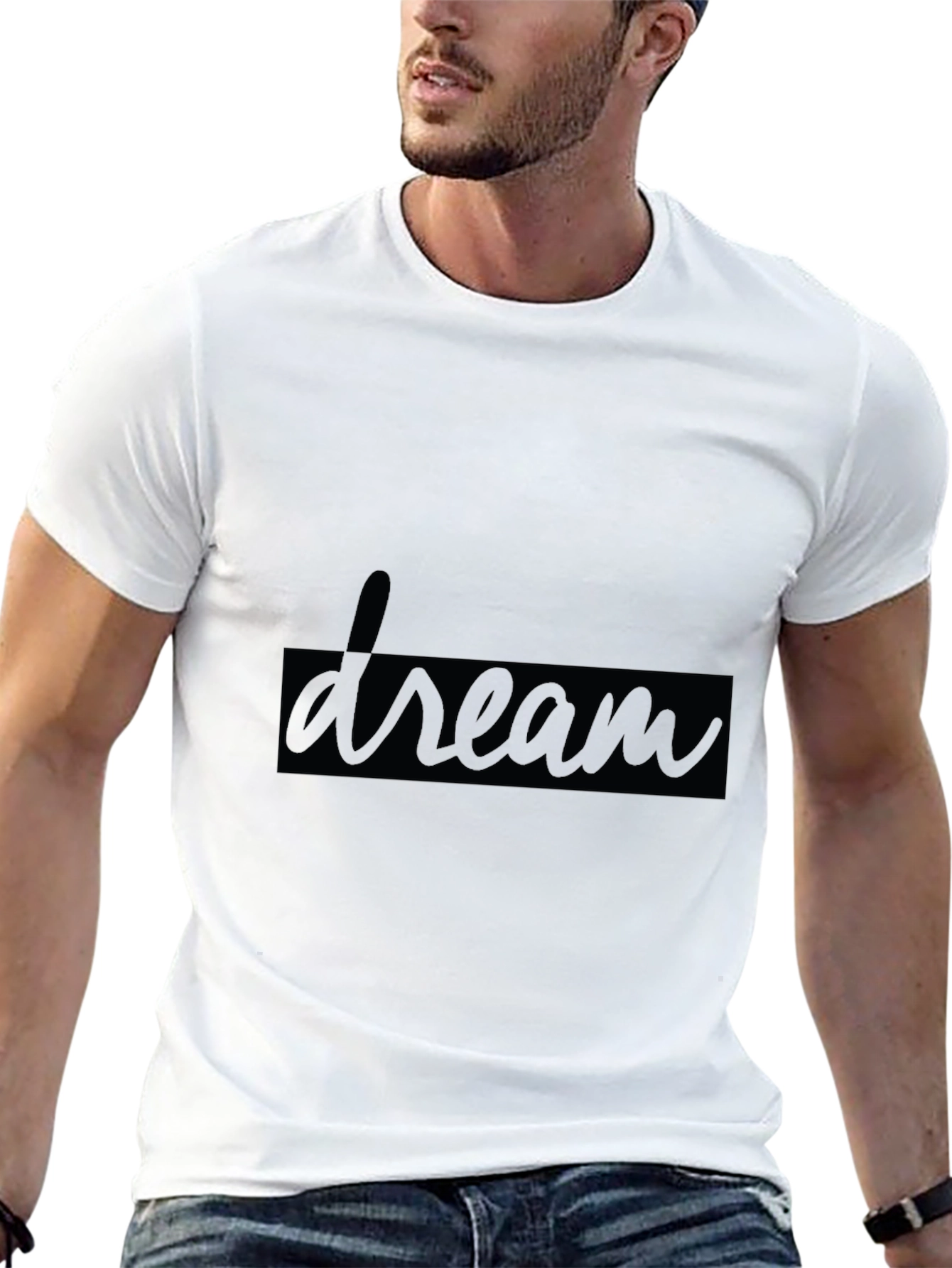 Black Dream Graphic Black T-Shirt view 13