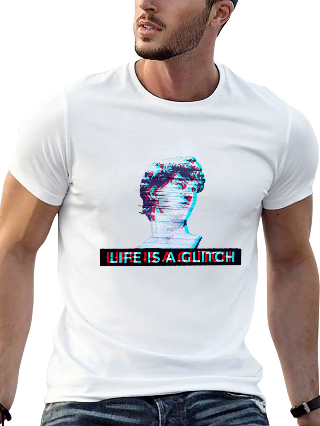 Glitch Art T-Shirt - Life is a Glitch Design - 13