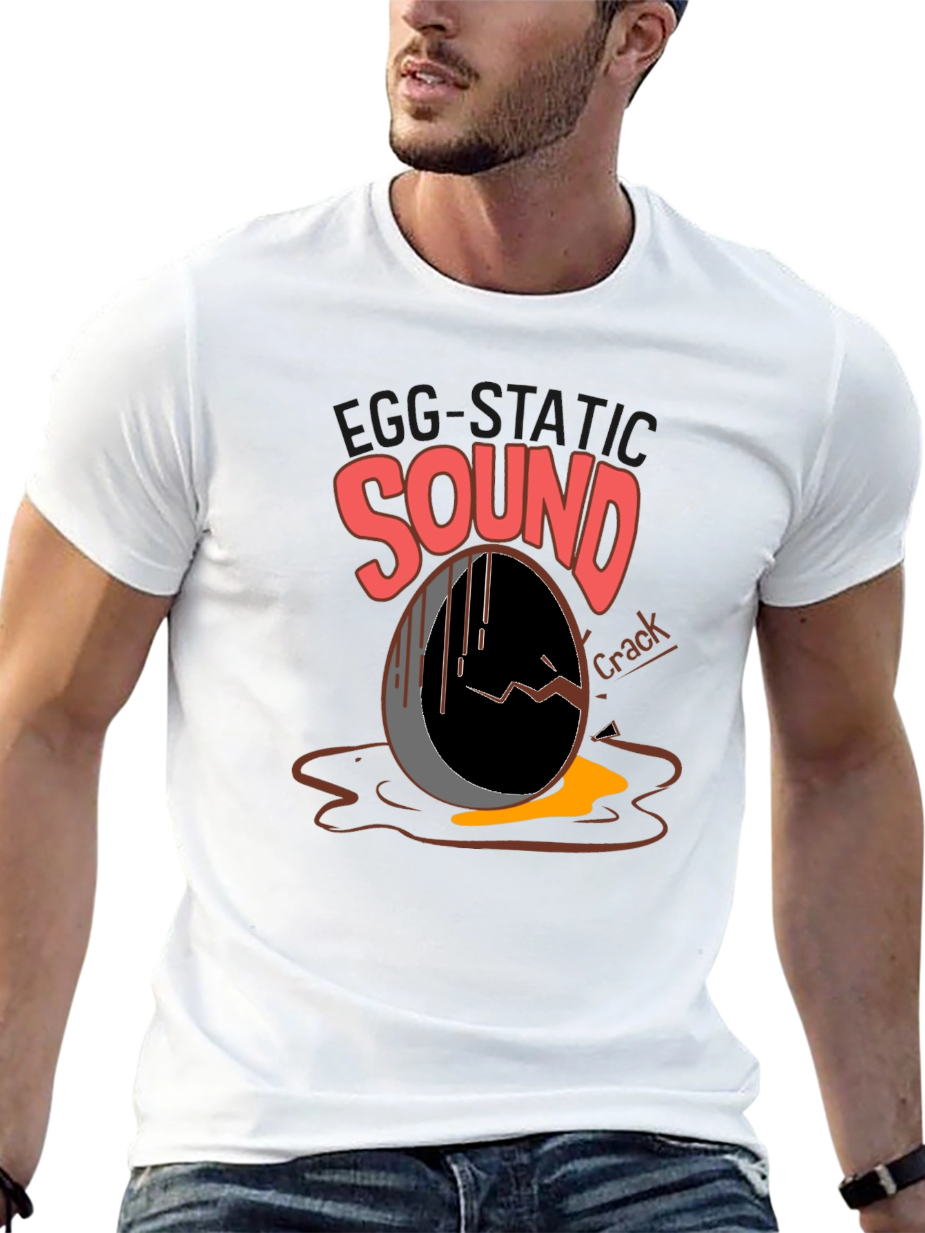 Black Egg-Static Sound T-Shirt view 13