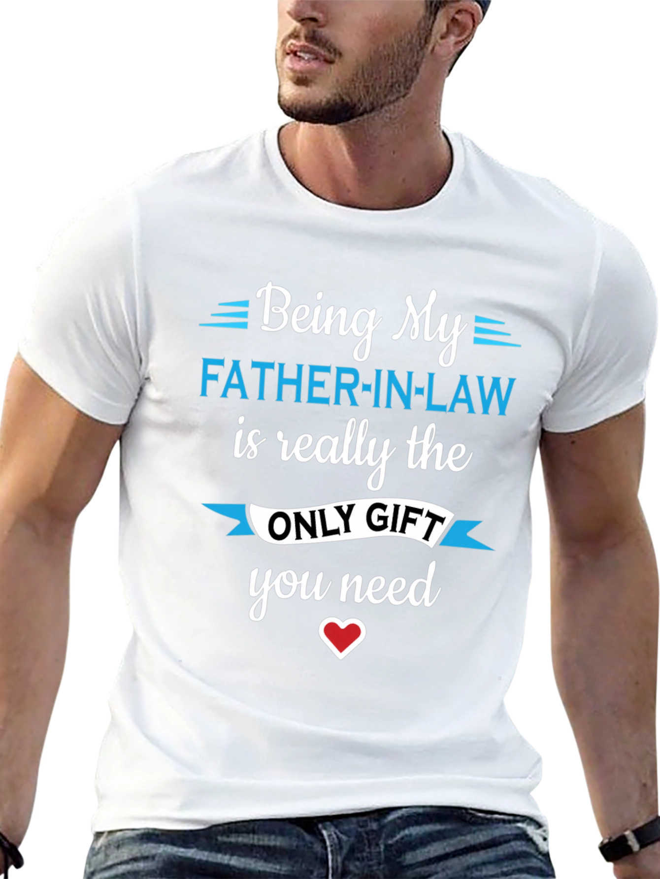 Black Father-in-Law Gift T-Shirt - Funny Present for Dad view 13