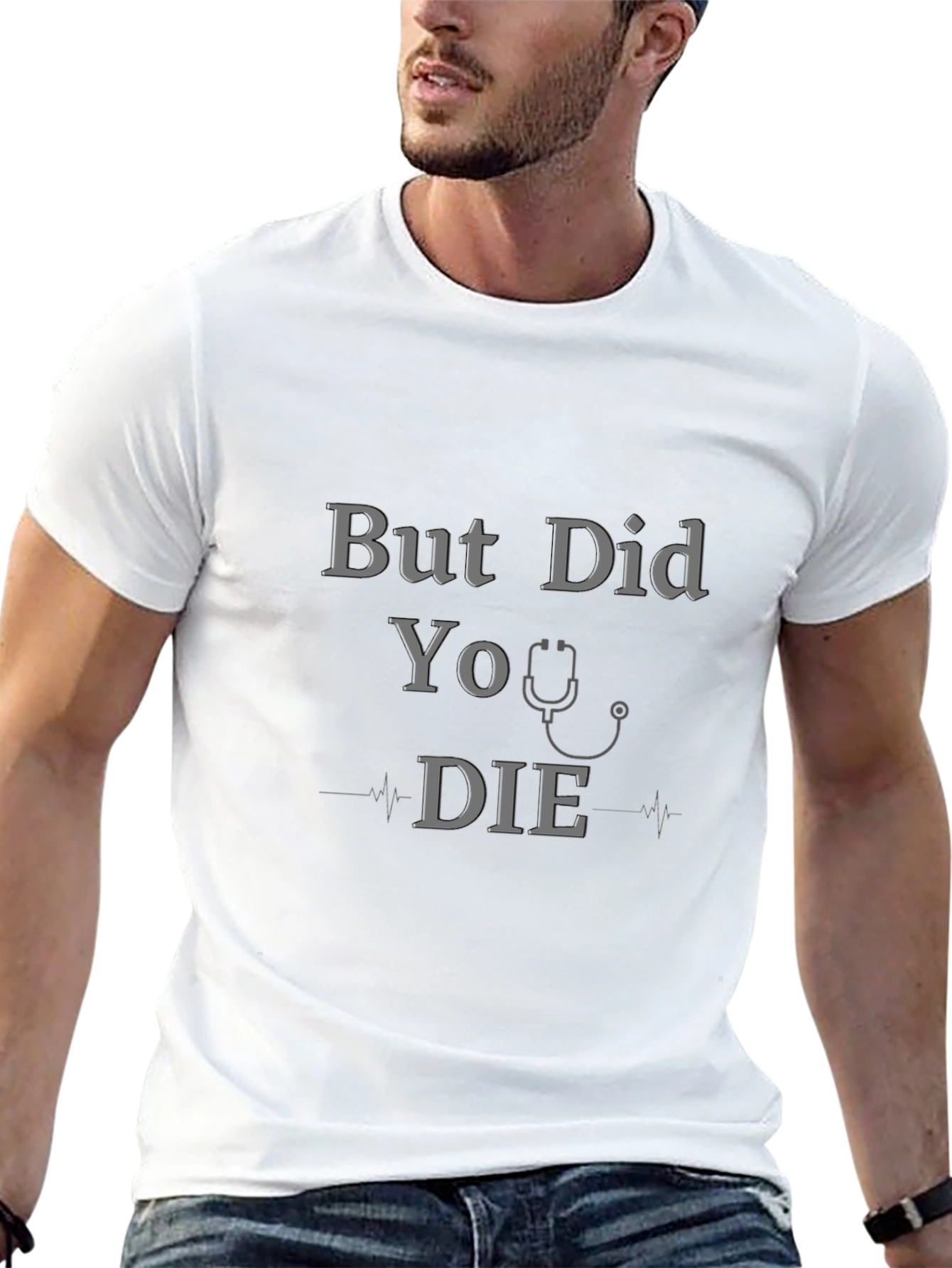 Black Funny But Did You Die Graphic T-Shirt view 13