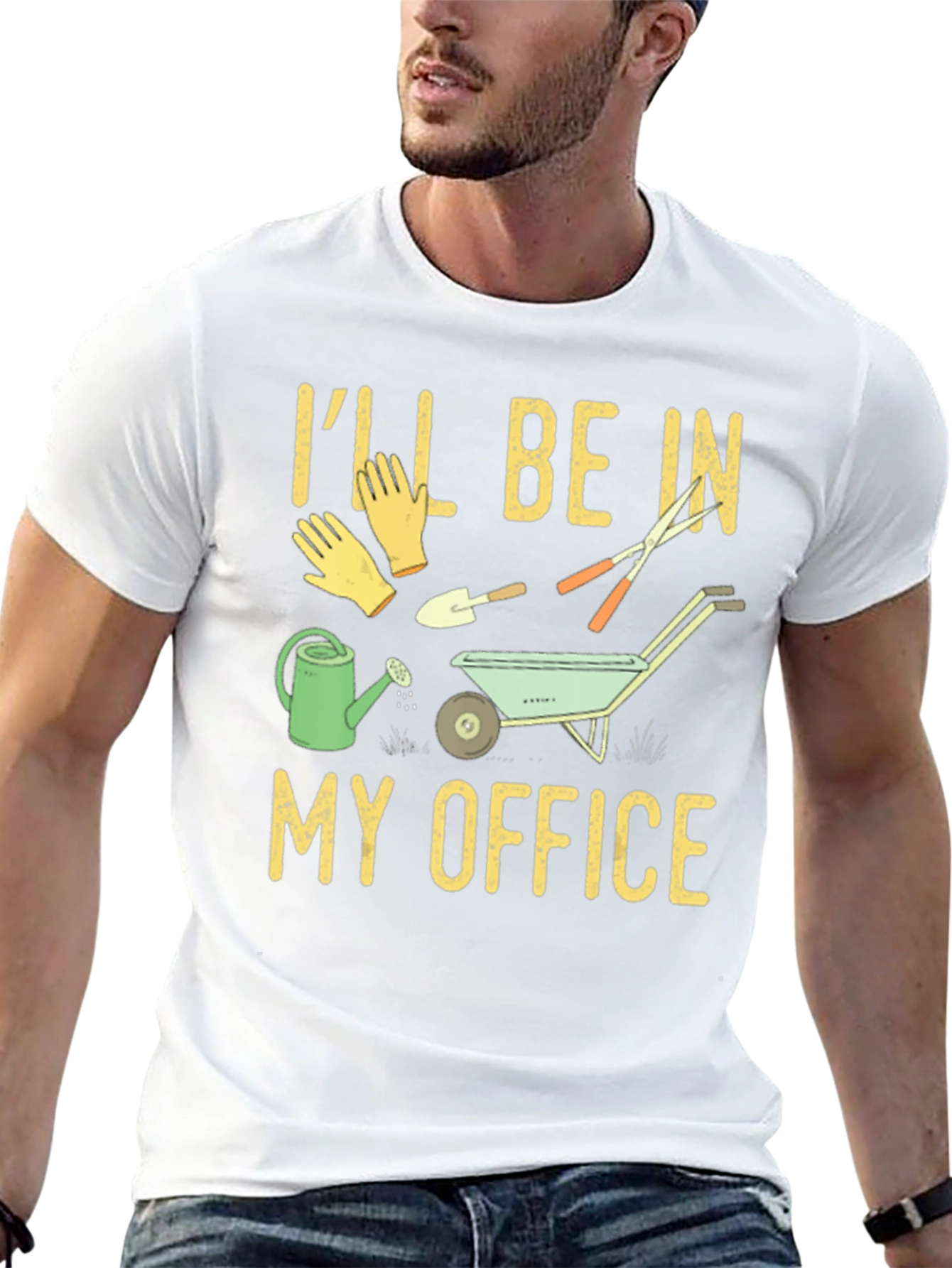 Black Gardening Office T-Shirt - Outdoor Humor Tee view 13