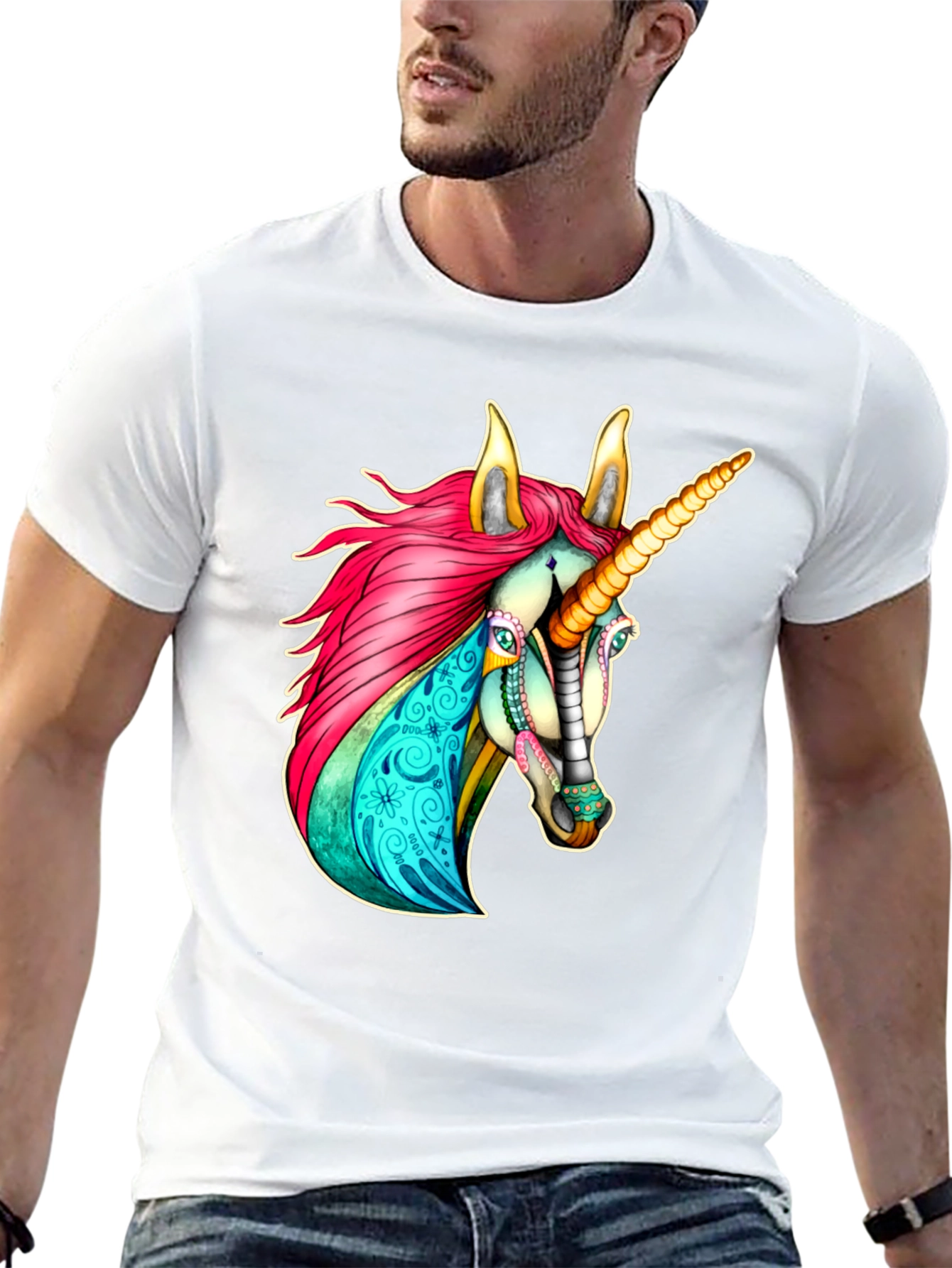 Black Unicorn T-Shirt - Vibrant Graphic Tee view 13