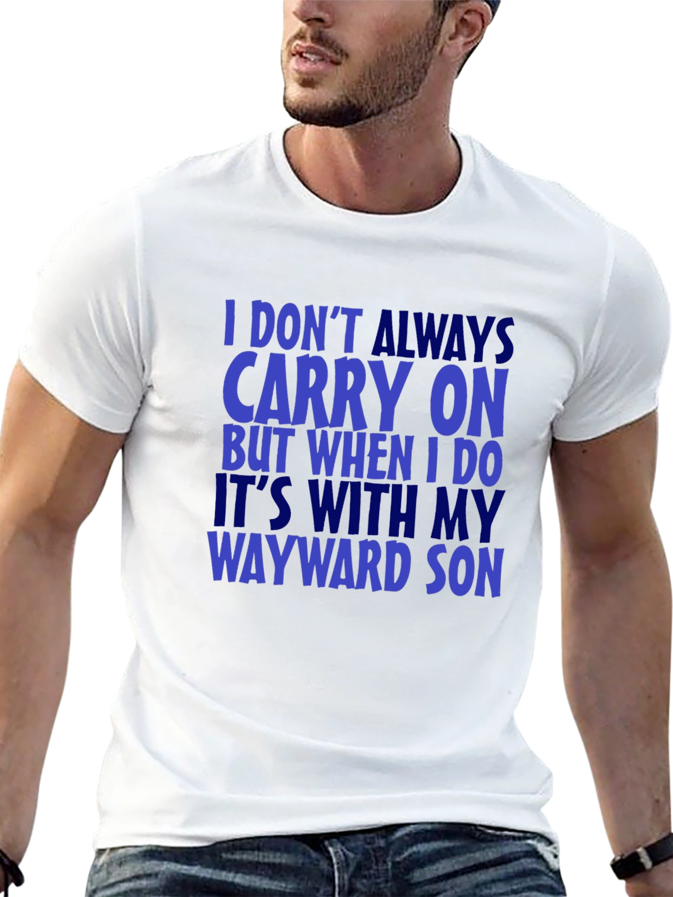 Black Wayward Son T-Shirt - Carry On Design view 13