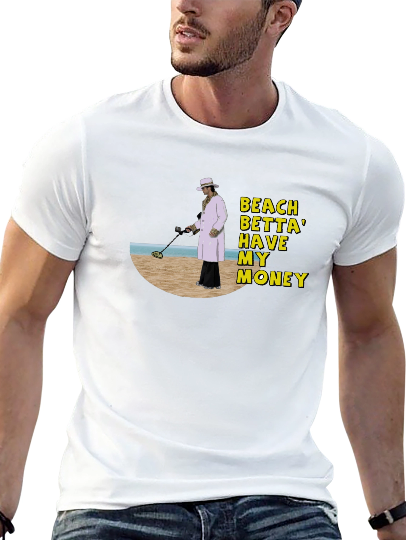 Black Beach Money T-Shirt view 13
