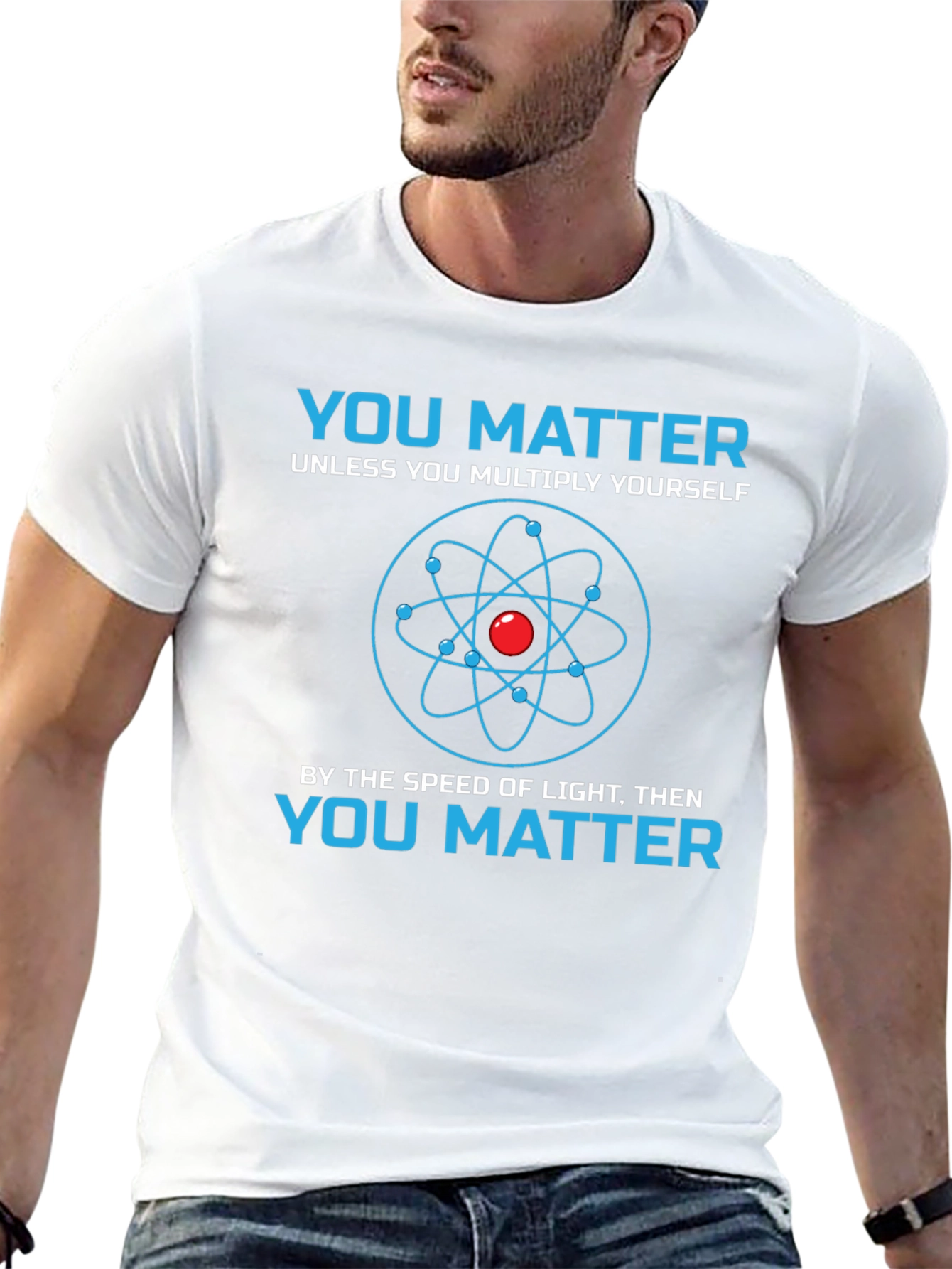 Black You Matter Science T-Shirt - Novelty Physics Tee view 13