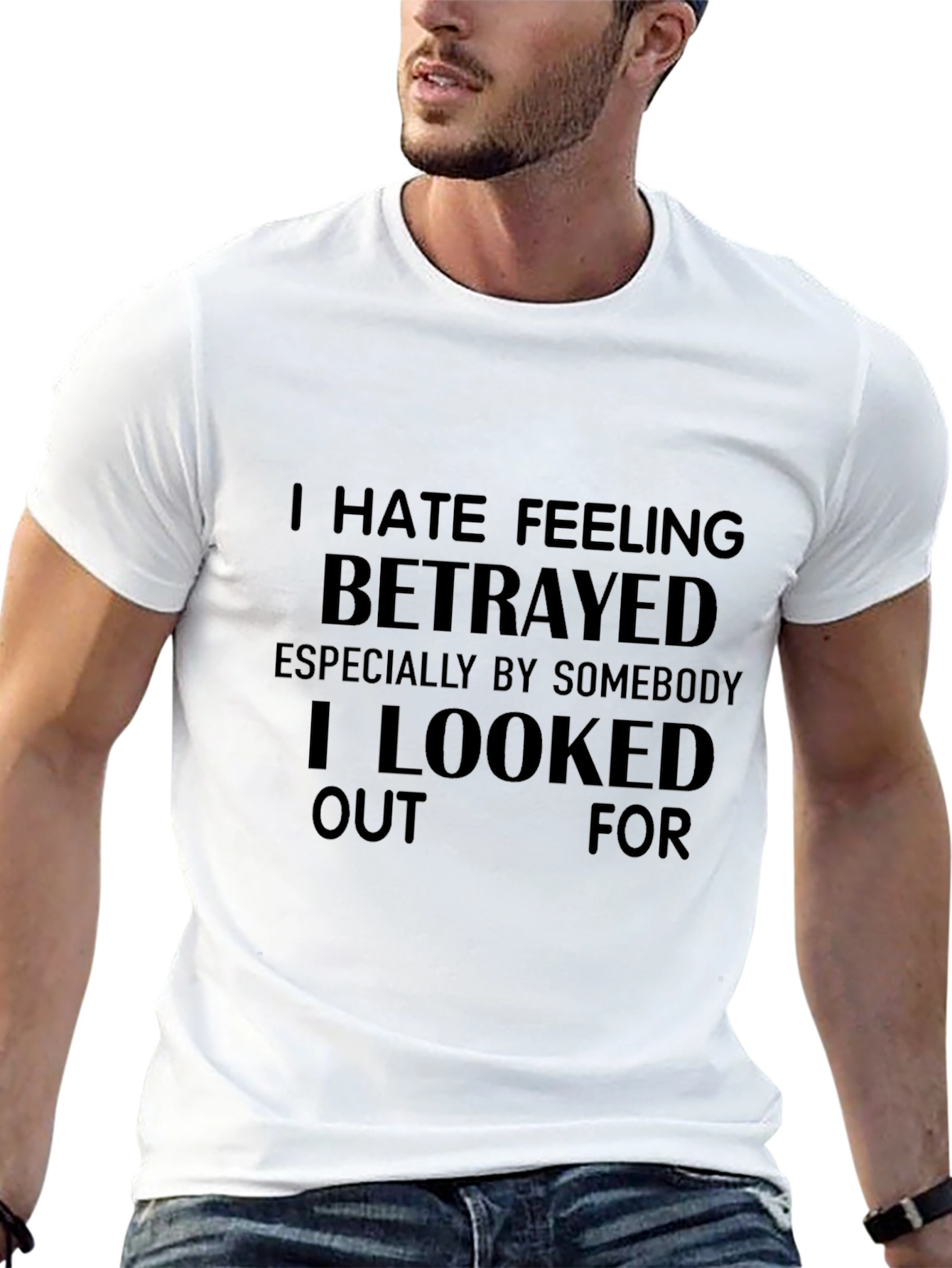 Black Betrayal Statement T-Shirt view 13