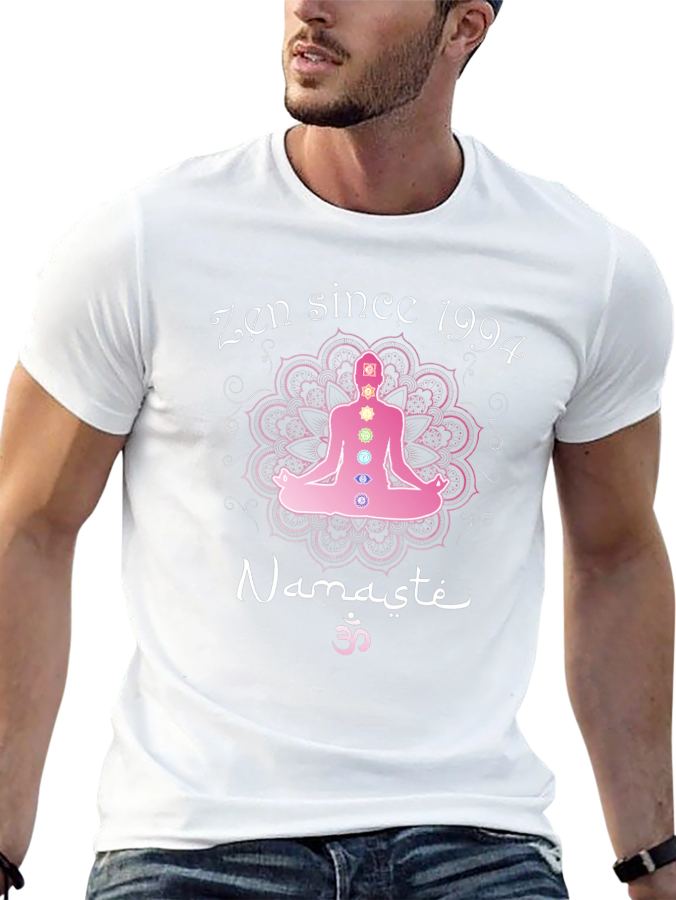 Zen Since 1994 Namaste Graphic T-Shirt Yoga - 13