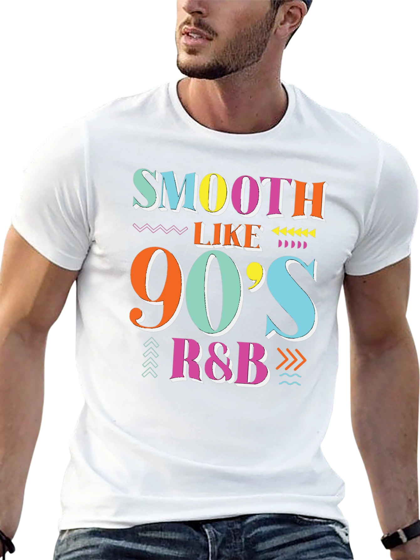 Black 90's R&B Graphic T-Shirt view 13