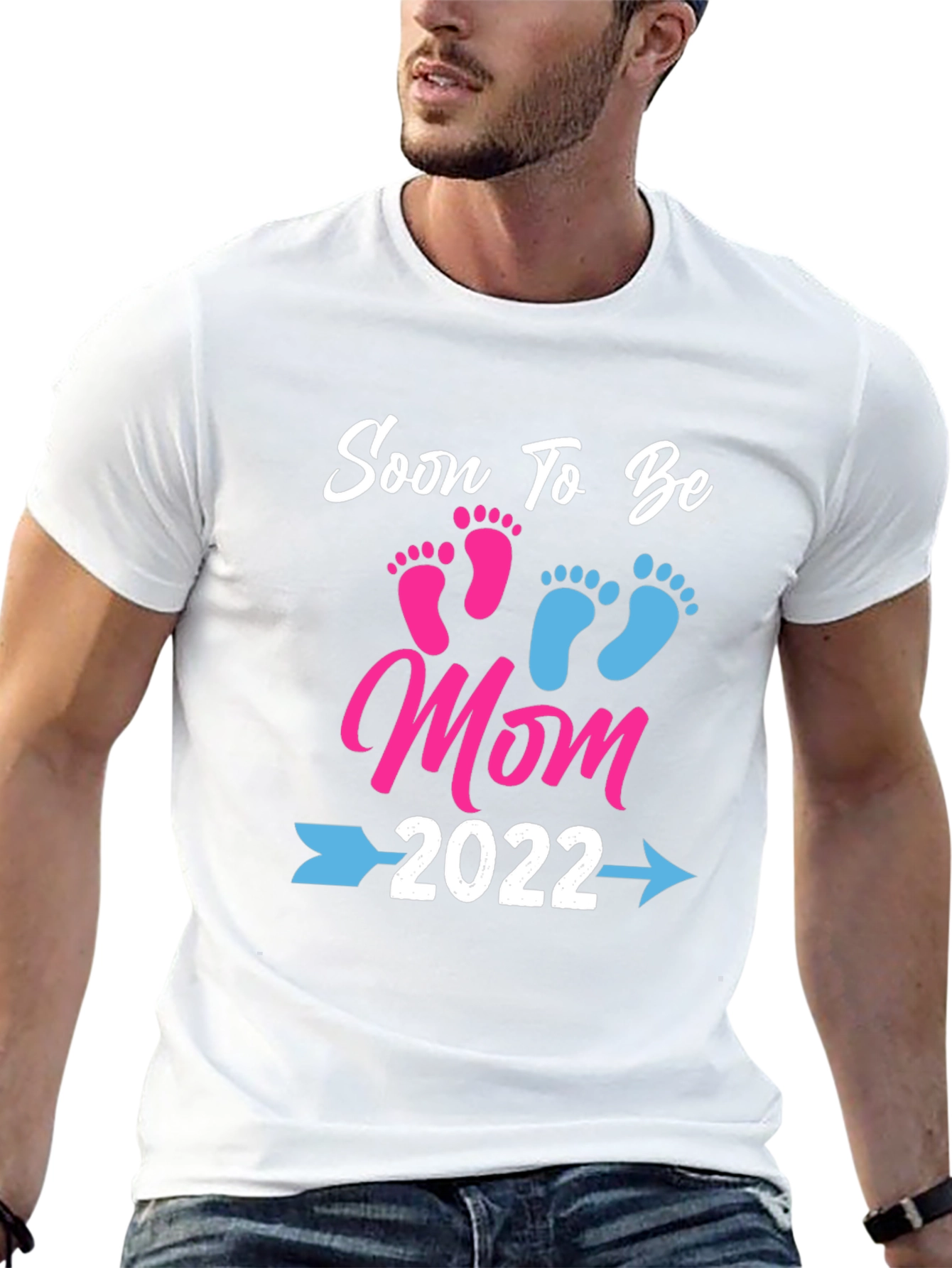 Black Soon To Be Mom 2022 T-Shirt view 13