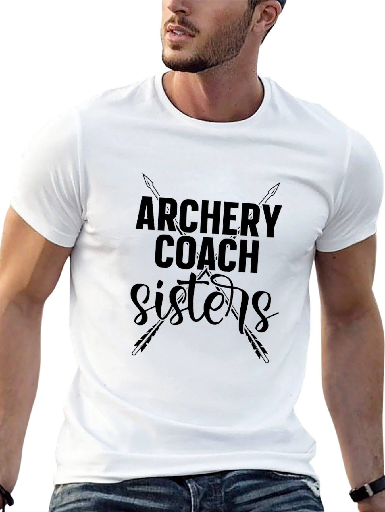 Black Archery Coach Sisters T-Shirt view 13