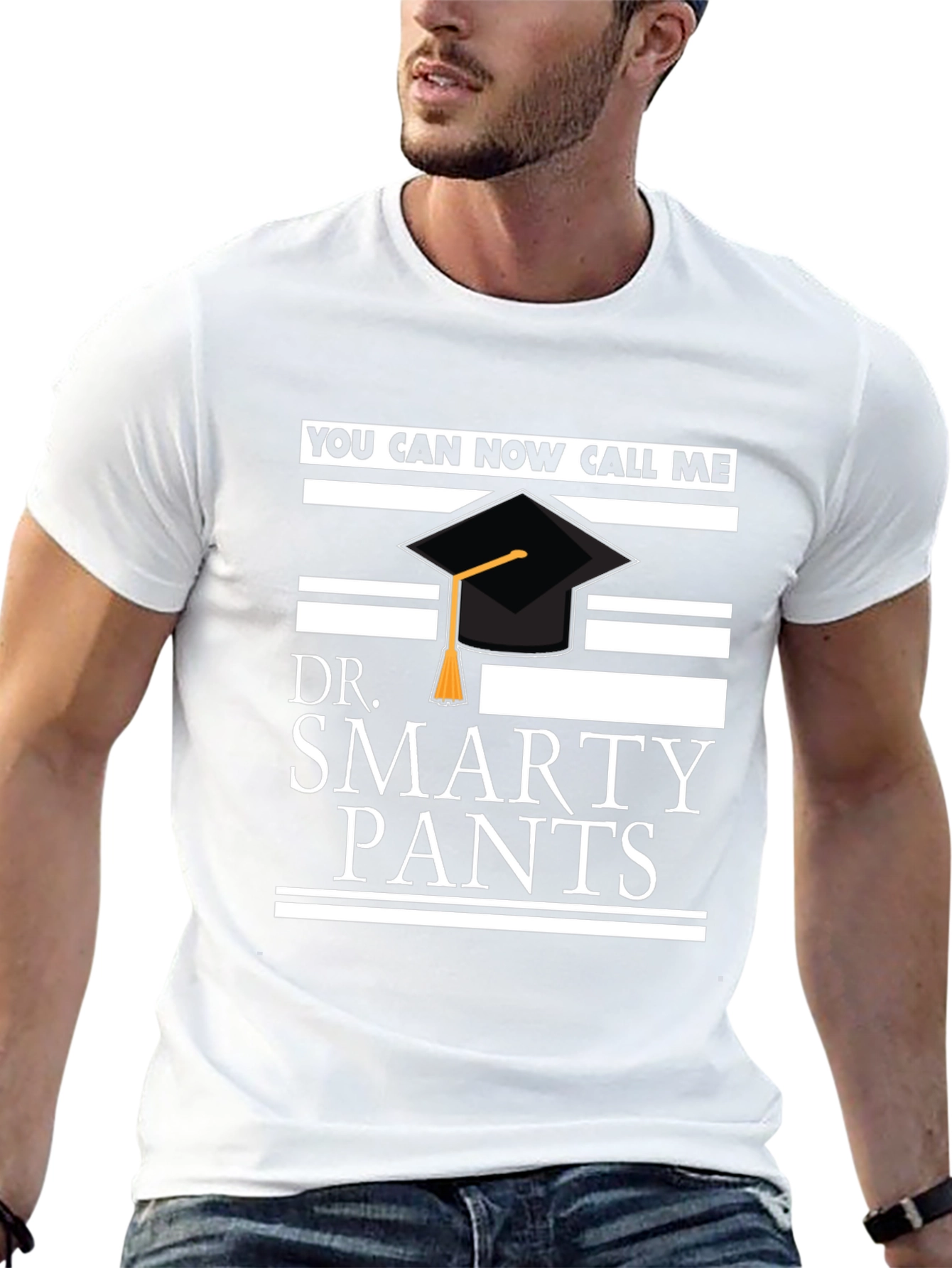 Black Dr. Smarty Pants Graduation T-Shirt view 13