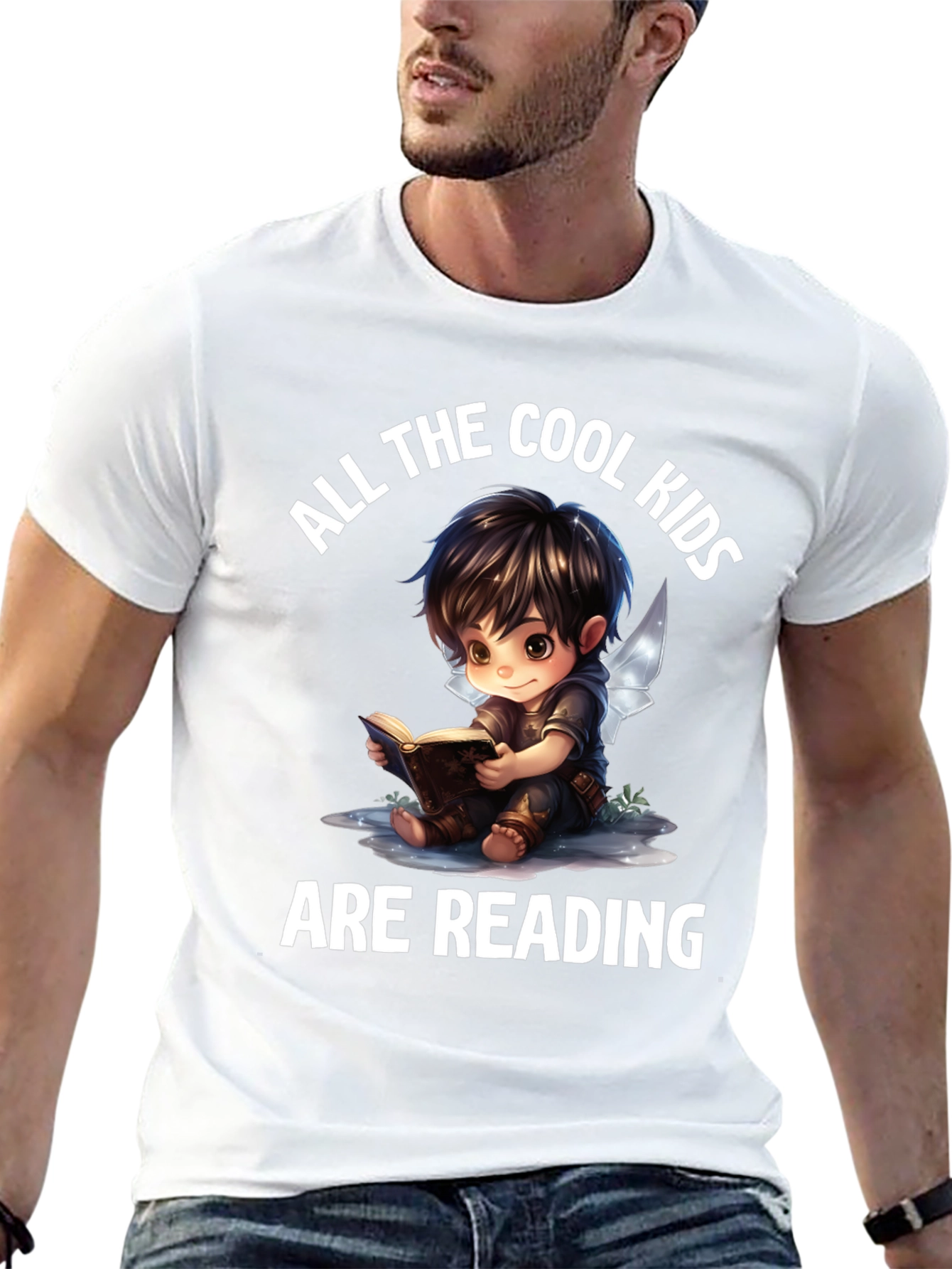 Black Cool Kids Reading Black Graphic Tee view 13