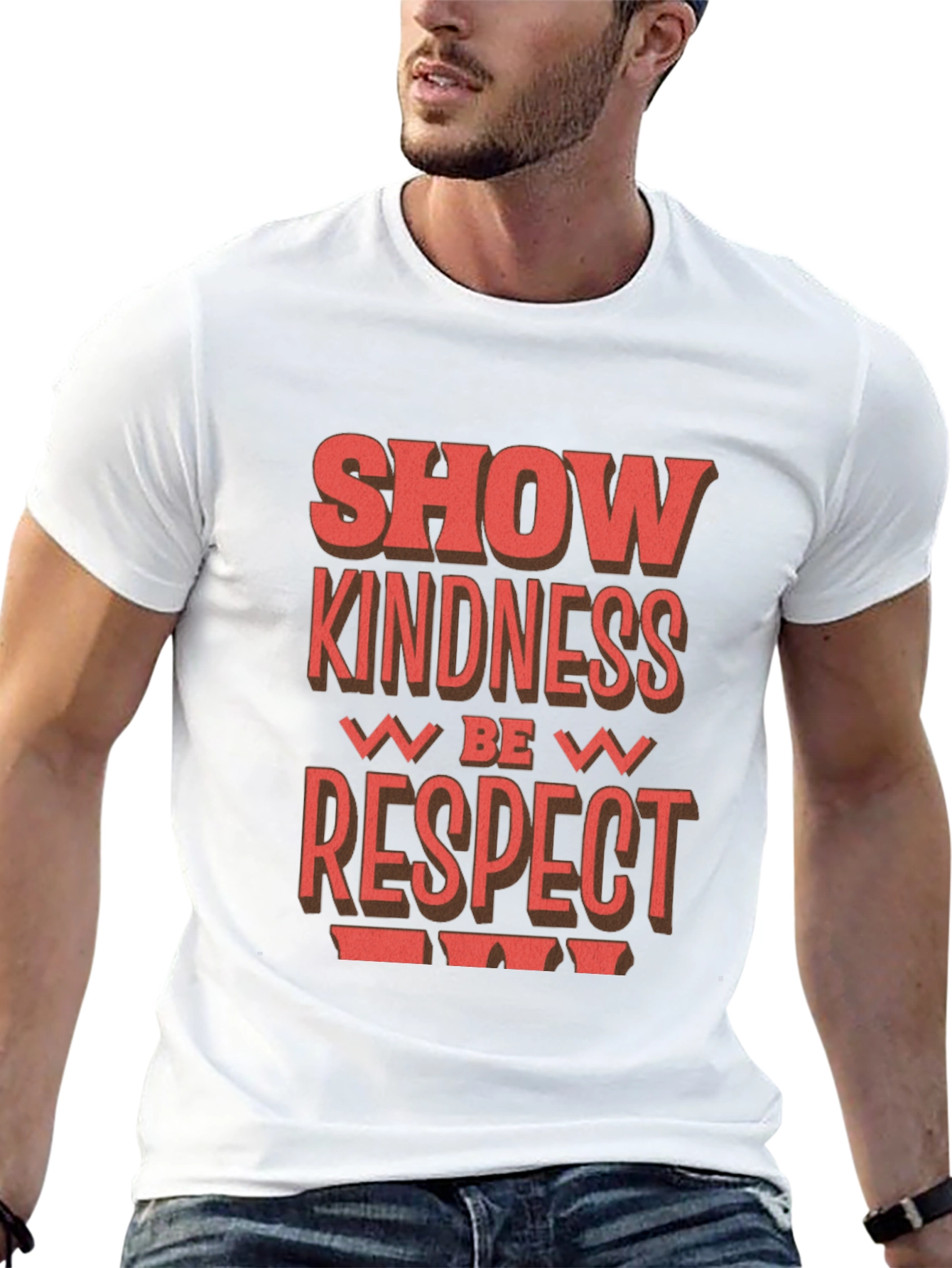 Black Show Kindness Be Respect T-Shirt view 13