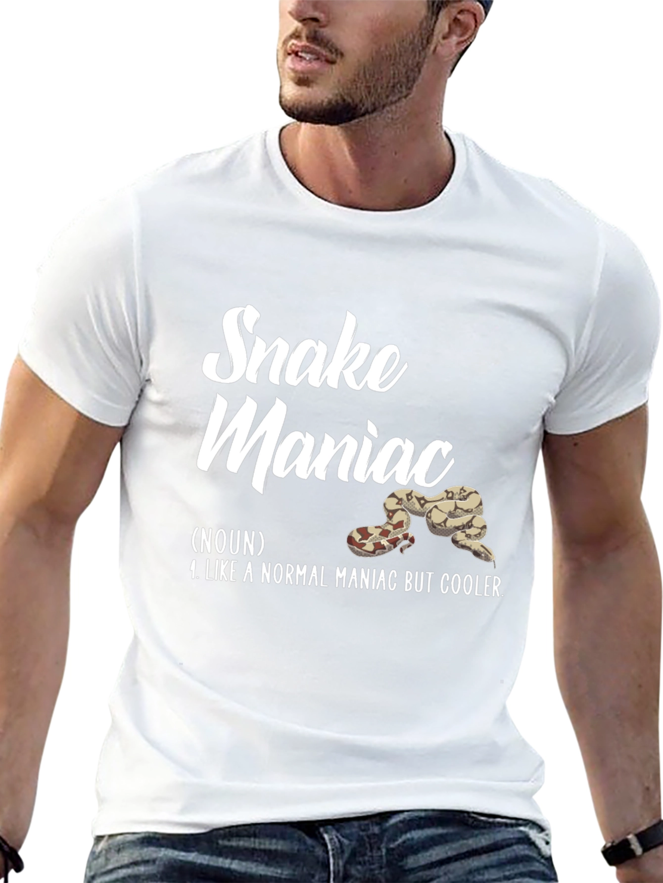 Black Snake Maniac Graphic Tee view 13
