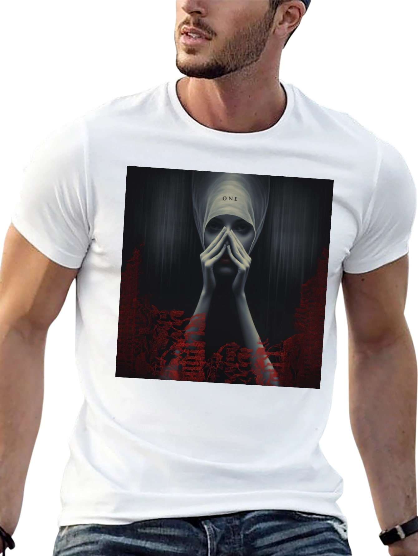 Black Mystic Woman Graphic Tee - Black view 13