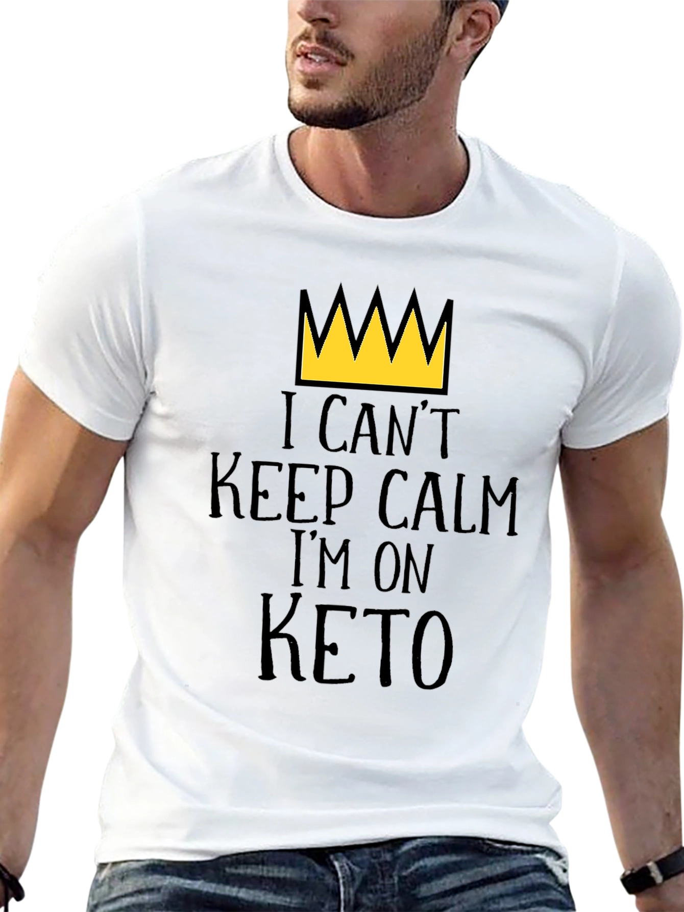 I Can't Keep Calm I'm On Keto T-Shirt - 13