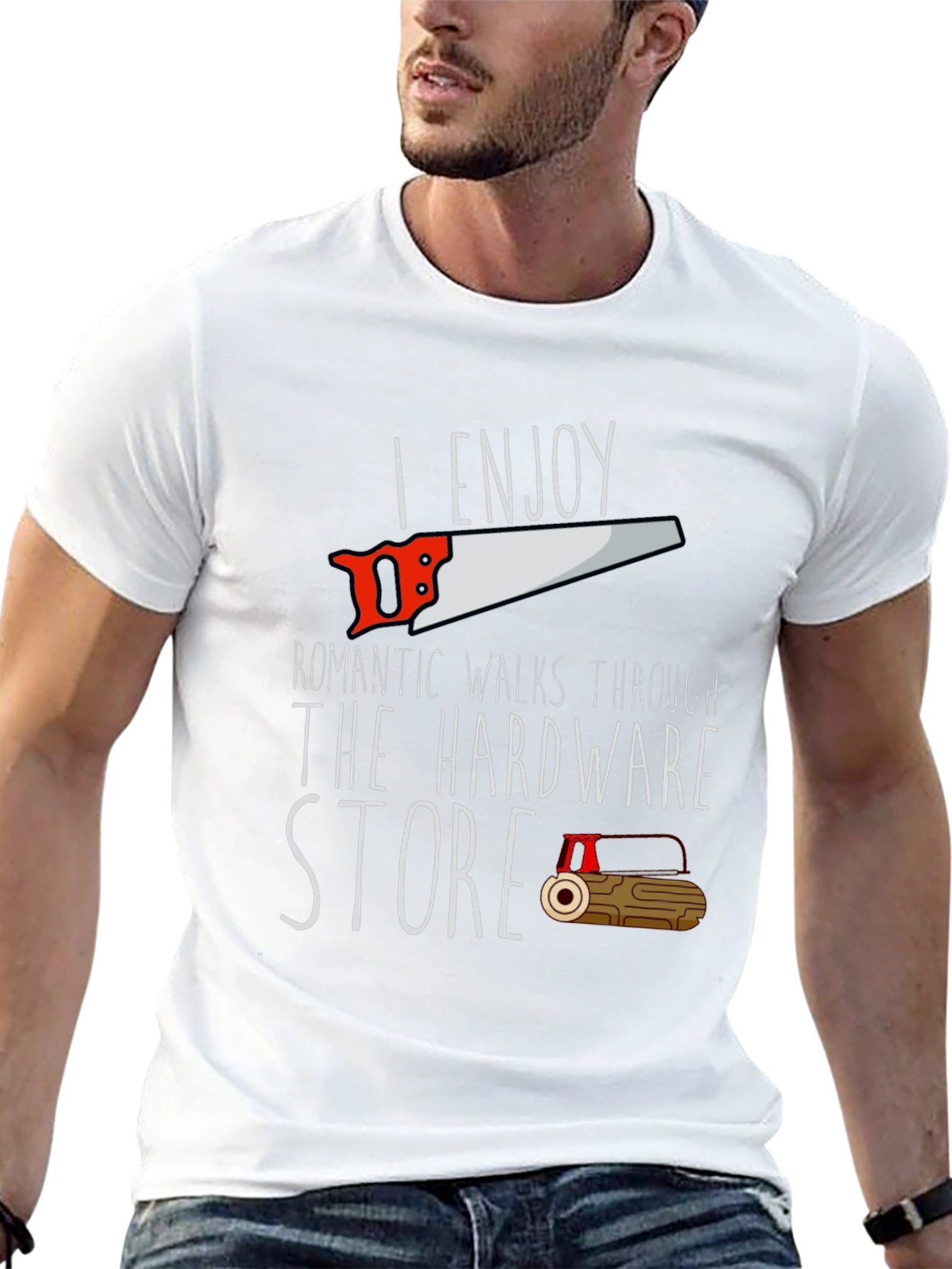 Black Hardware Store Romantic Walk T-Shirt view 13