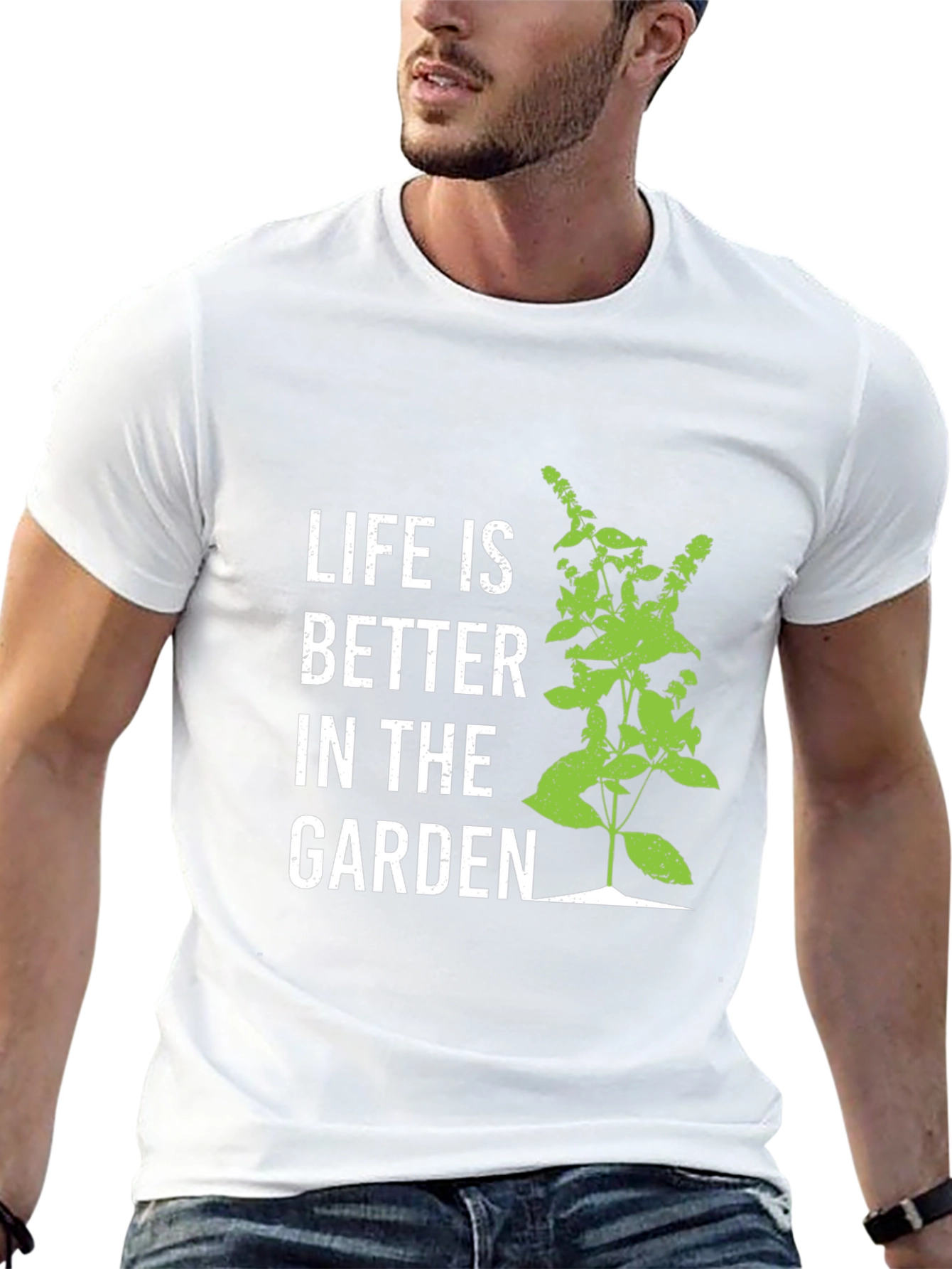 Black Life is Better in the Garden Black T-Shirt view 13