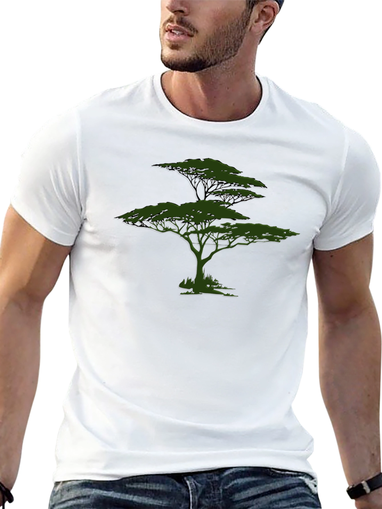 Black Tree Graphic T-Shirt - Soft Cotton Blend view 13