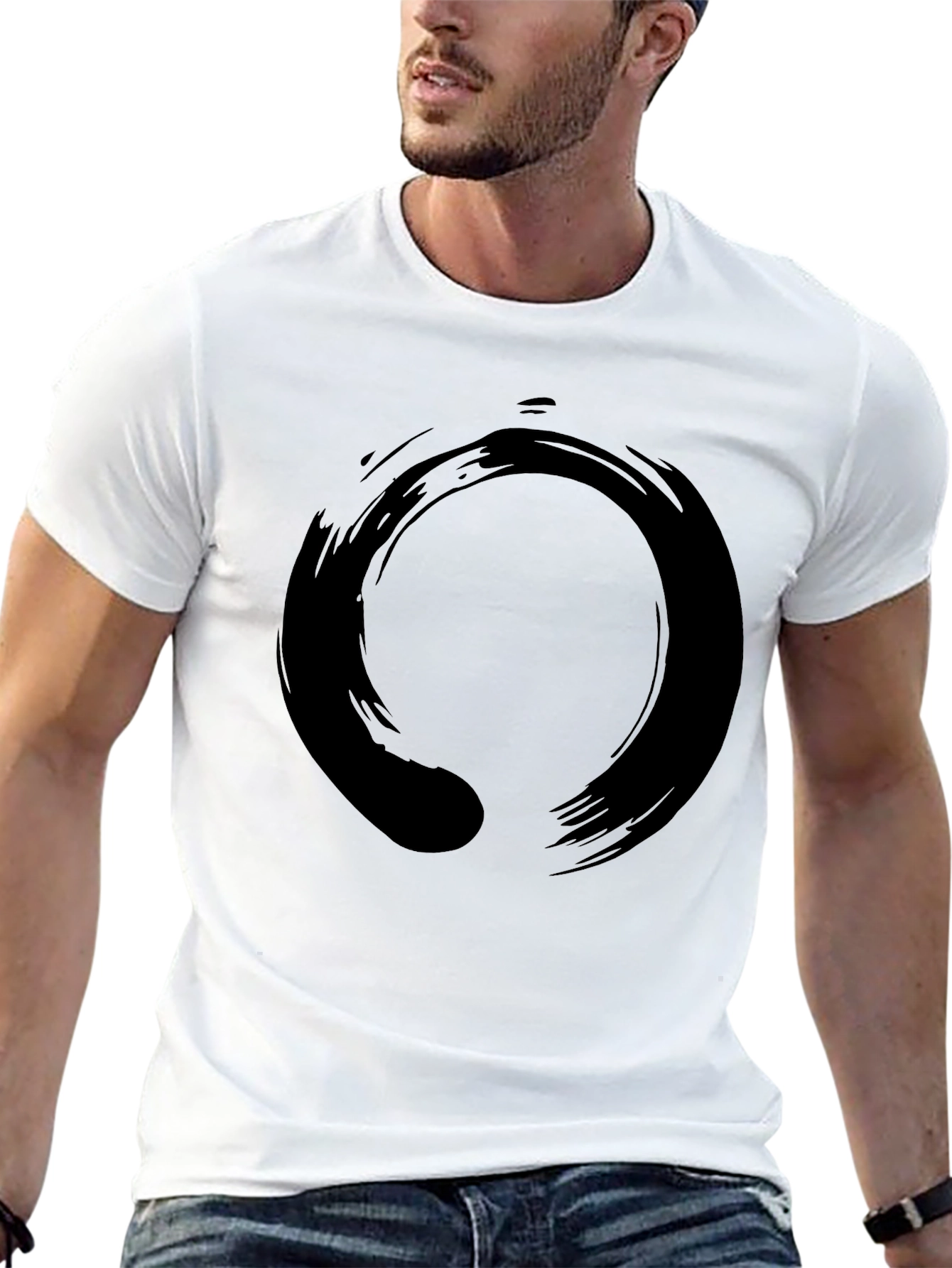 Enso Circle Graphic Tee - Classic Black - 13