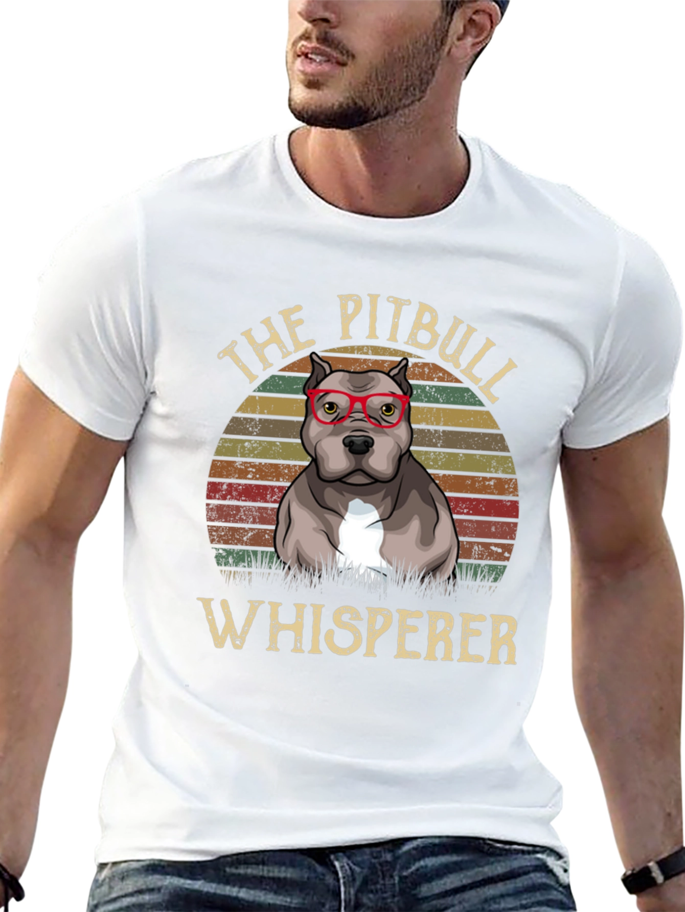 Black Pitbull Whisperer T-Shirt - Dog Lover Tee view 13