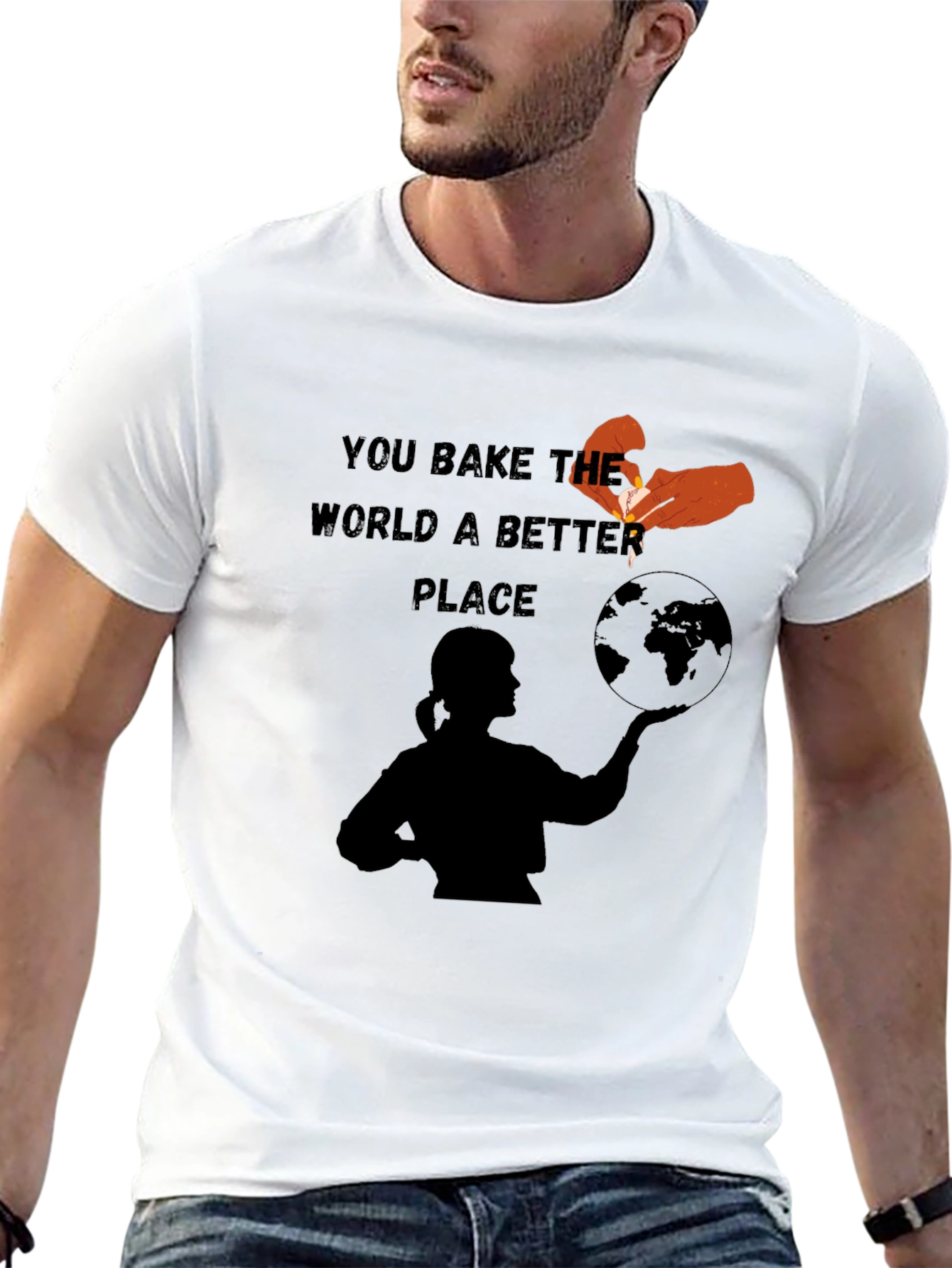 Black Baking World T-Shirt view 13