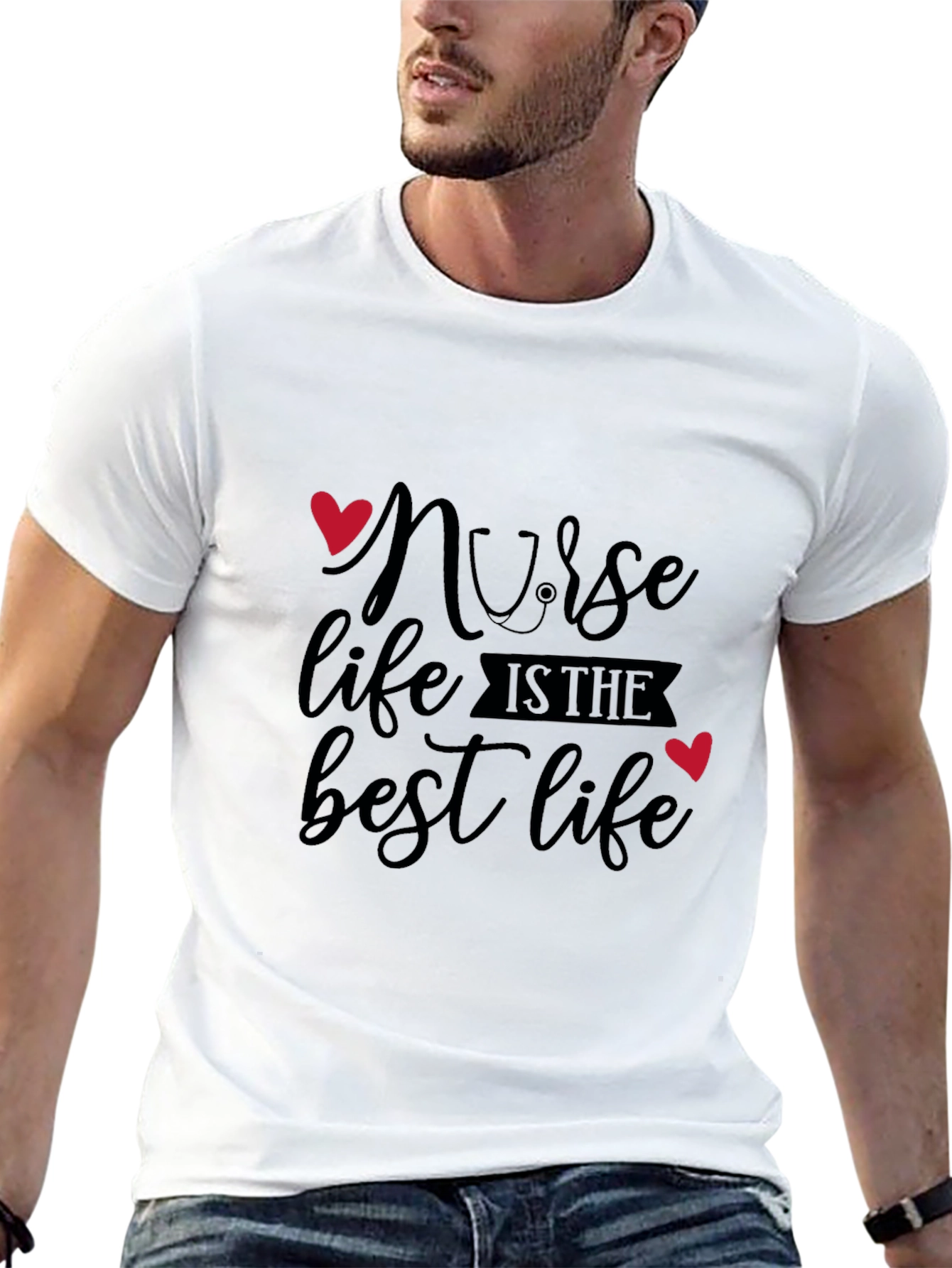 Black Nurse Life Best Life Black T-Shirt view 13